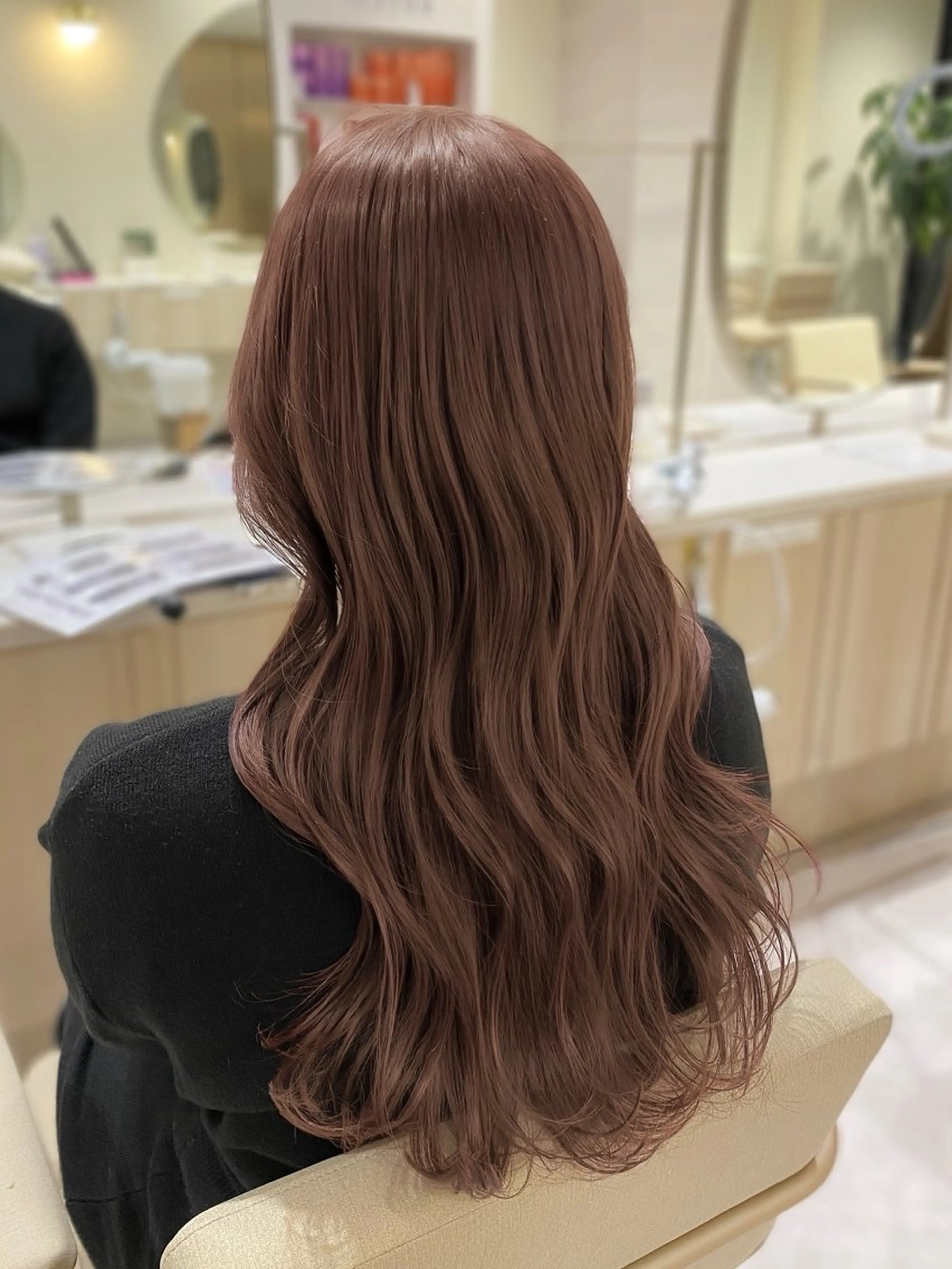ロング カラー ブリーチ ブラウンカラー ショコラブラウン ダブルカラー ブリーチなしカラー カット ヘアカラー ブリーチなしダブル カラー🧸🐺陽介のヘアスタイル