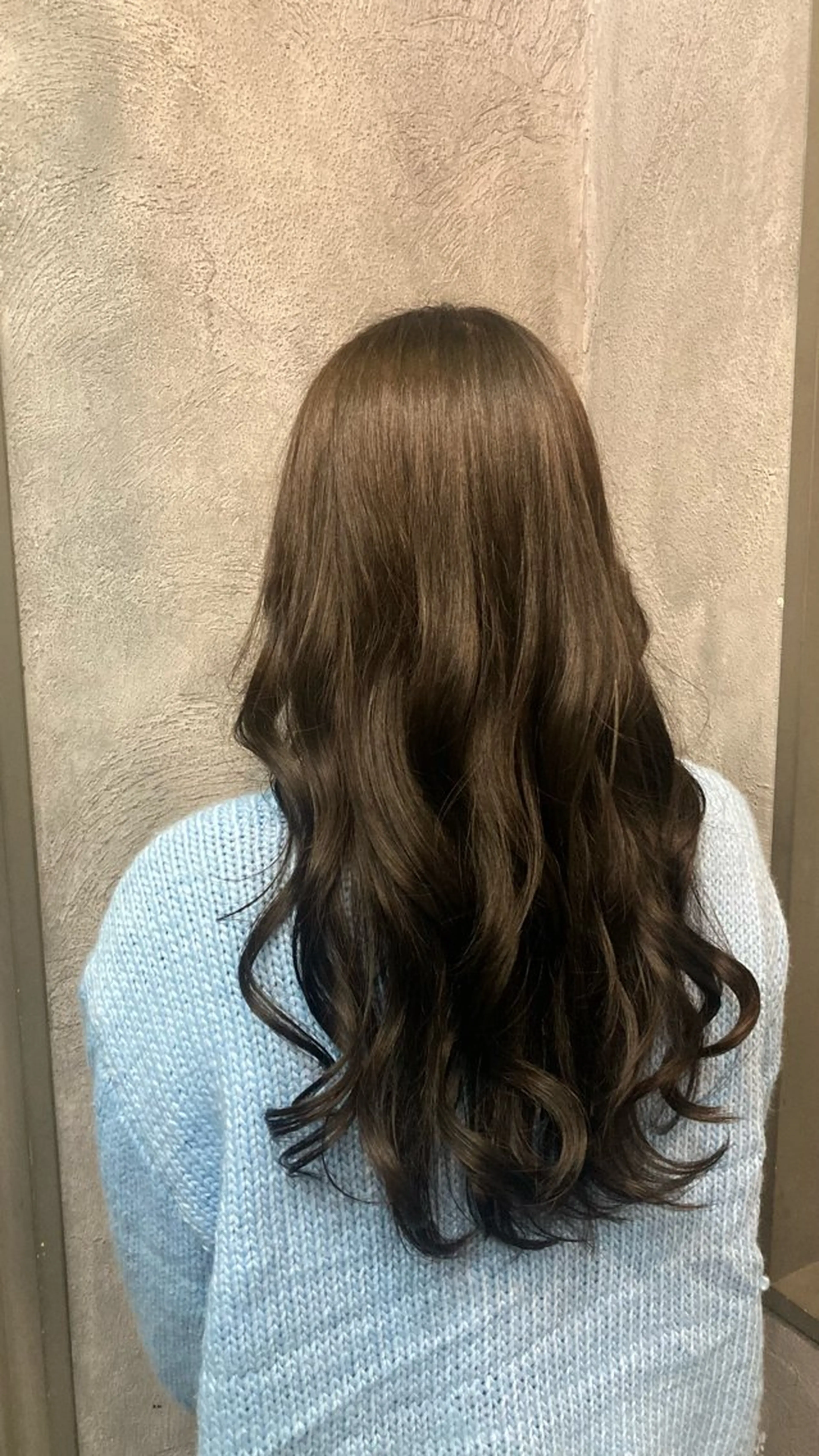 ロング カラー 透明感カラー イルミナカラー オリーブカラー Graphy  札幌所属・🐺ﾅｶﾑﾗ ﾓﾓｶのヘアスタイル