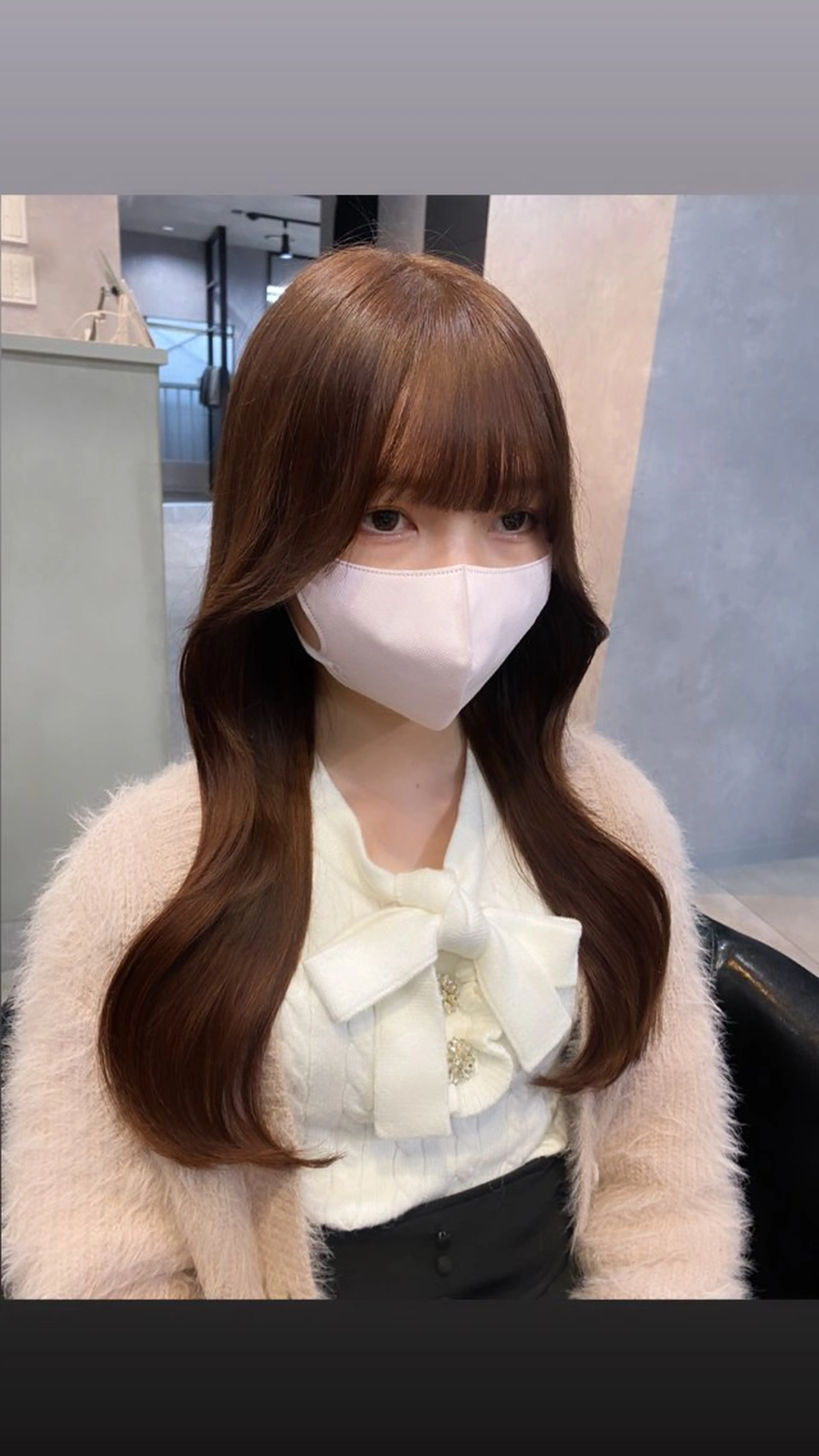 セミロング エクステ Fi-Ne 八戸のヘアスタイル