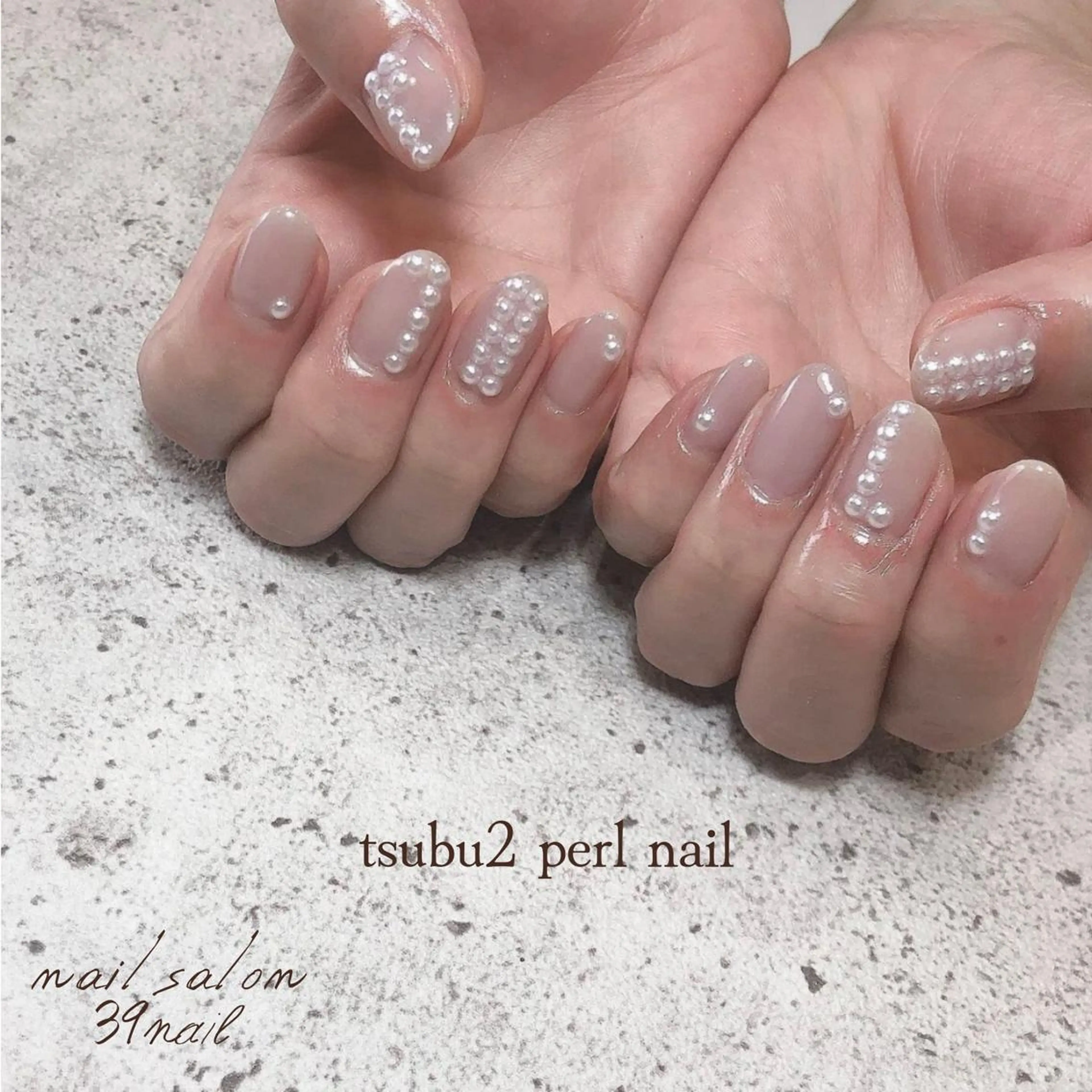 ミディアム ネイル ハンドネイル 京橋 【39nail】のネイルデザイン