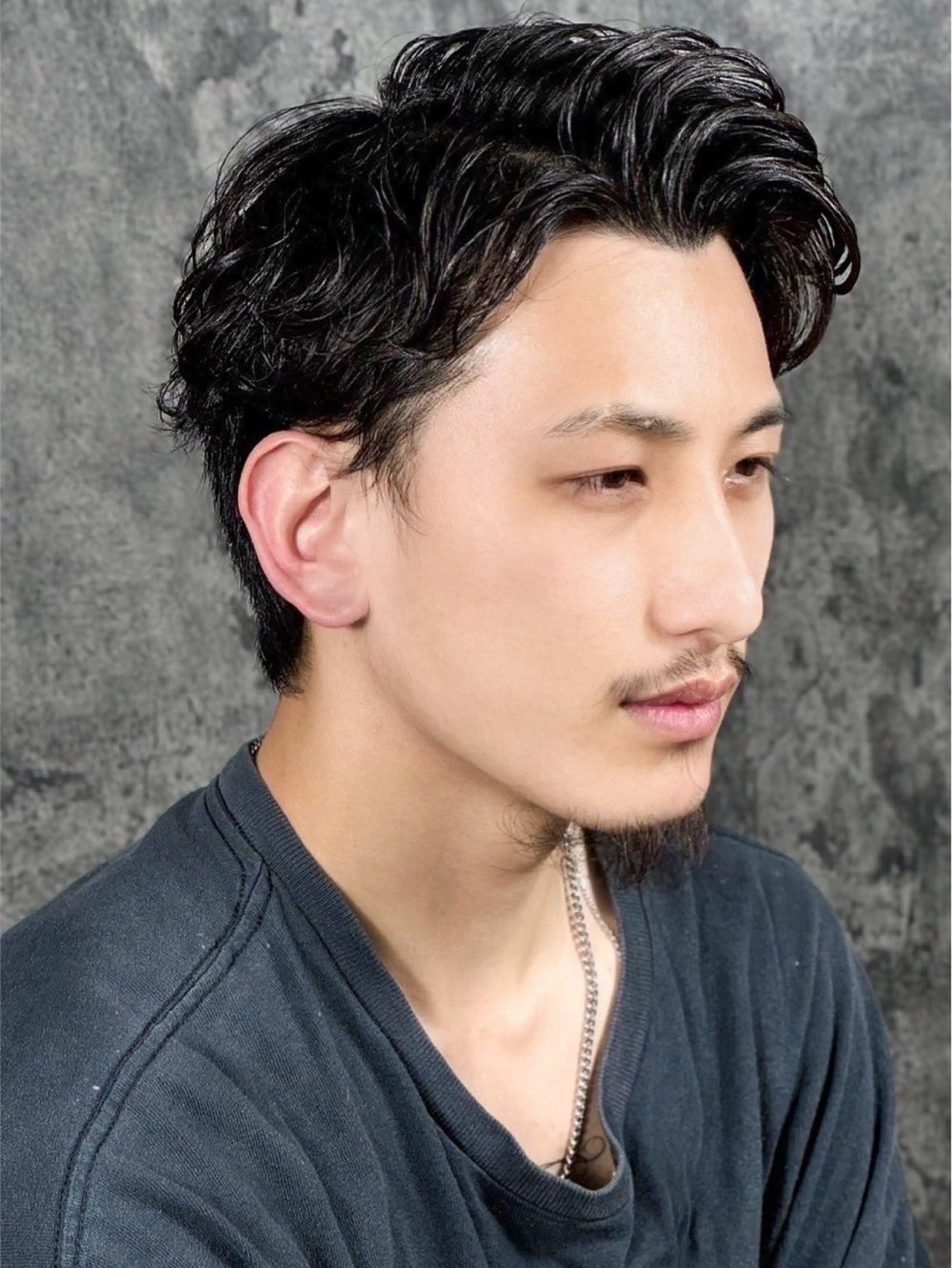 ミディアム ヘアアレンジ メンズ プレミアムバーバー新宿店所属・⚡️メンズ特化⚡️ 倉林 隼大のヘアスタイル