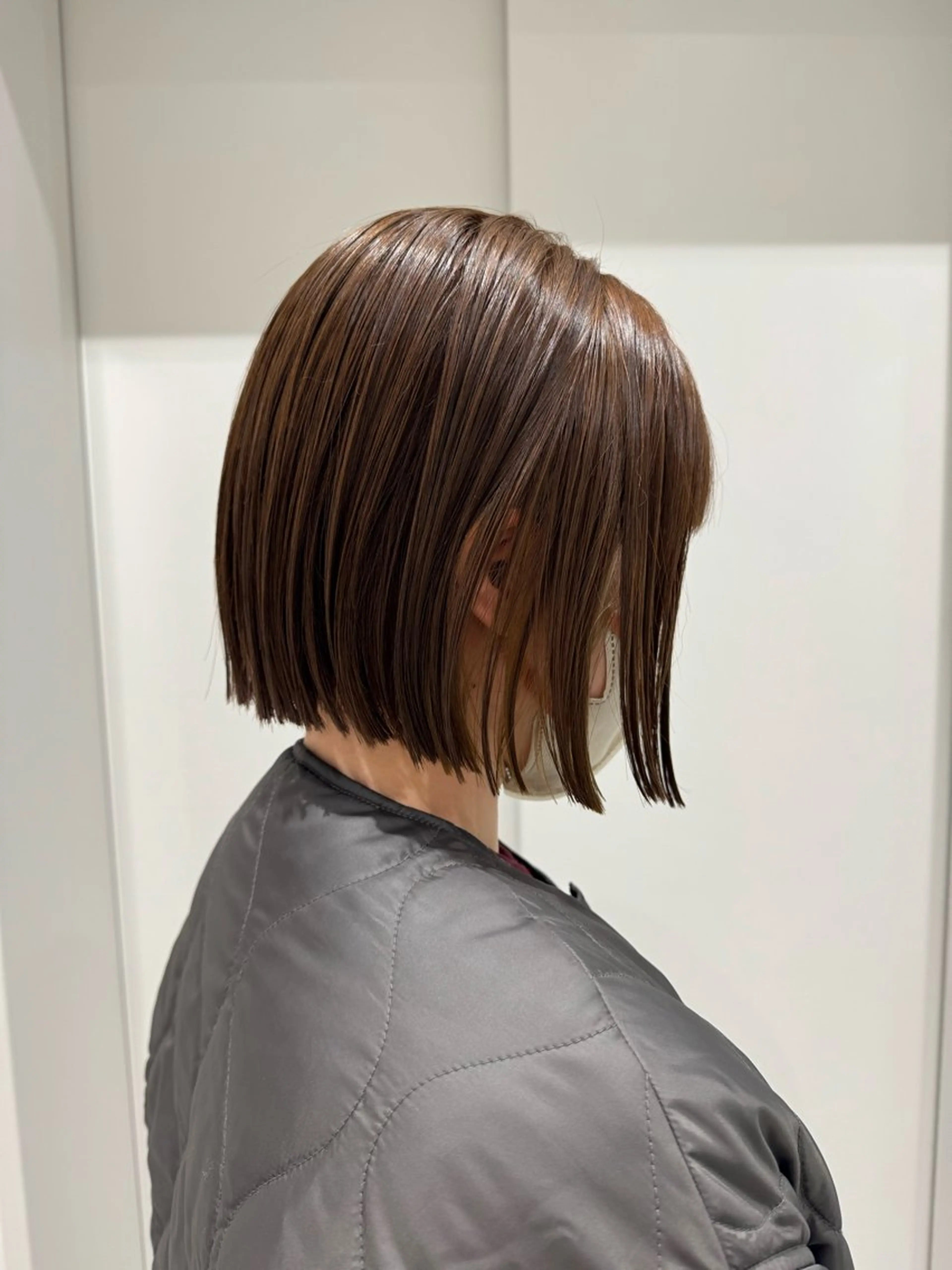 ショート ボブ カット ヘアカラー トリートメント 透明感カラー✴︎ SAYAKAのヘアスタイル