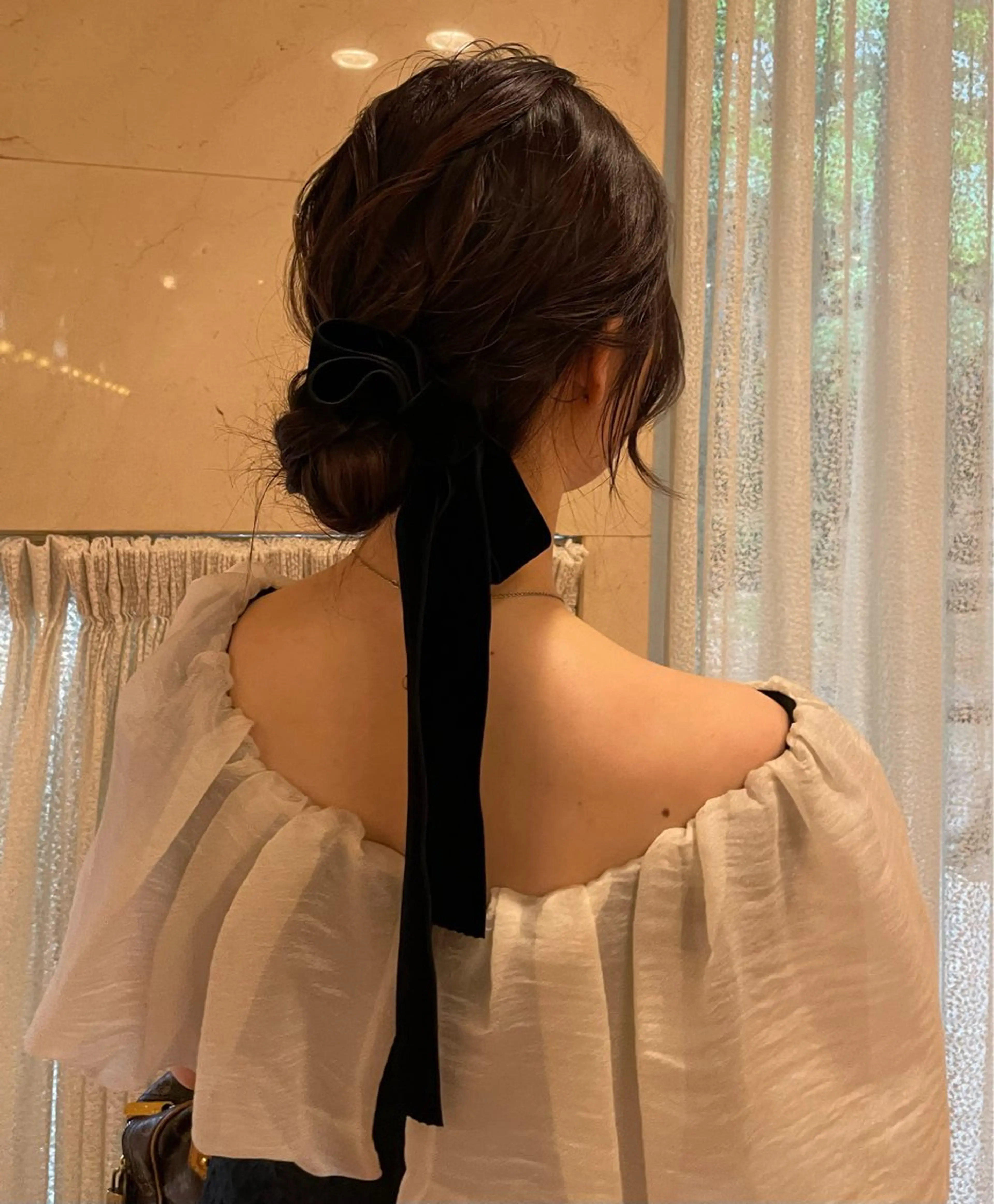 ヘアアレンジ ヘアセット yumemiレイヤー ‎✴︎ 透明感カラーのヘアスタイル