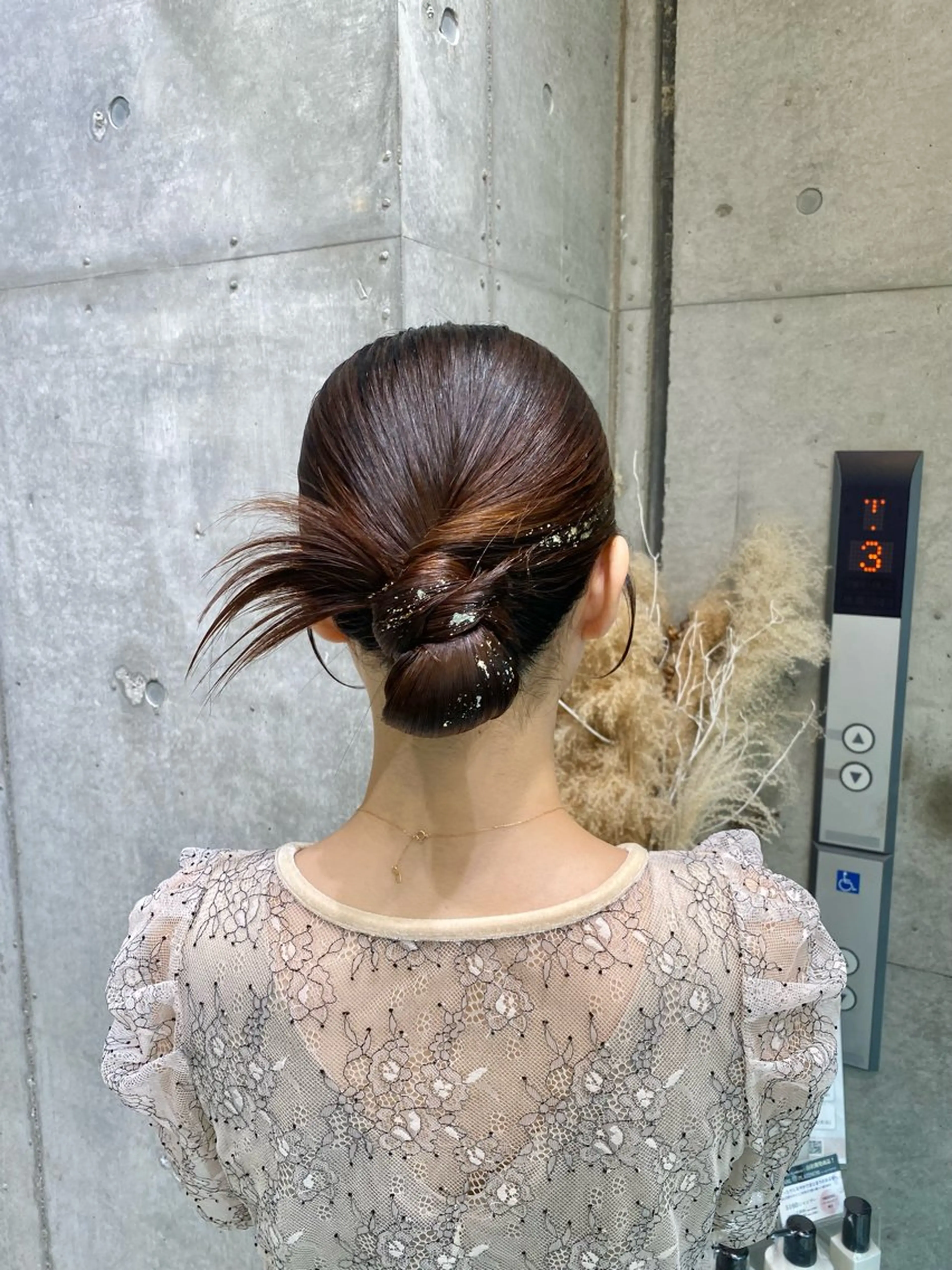 ヘアアレンジ ヘアセット 暖色カラー🍒ヘア セット🎀✨Ainaのヘアスタイル
