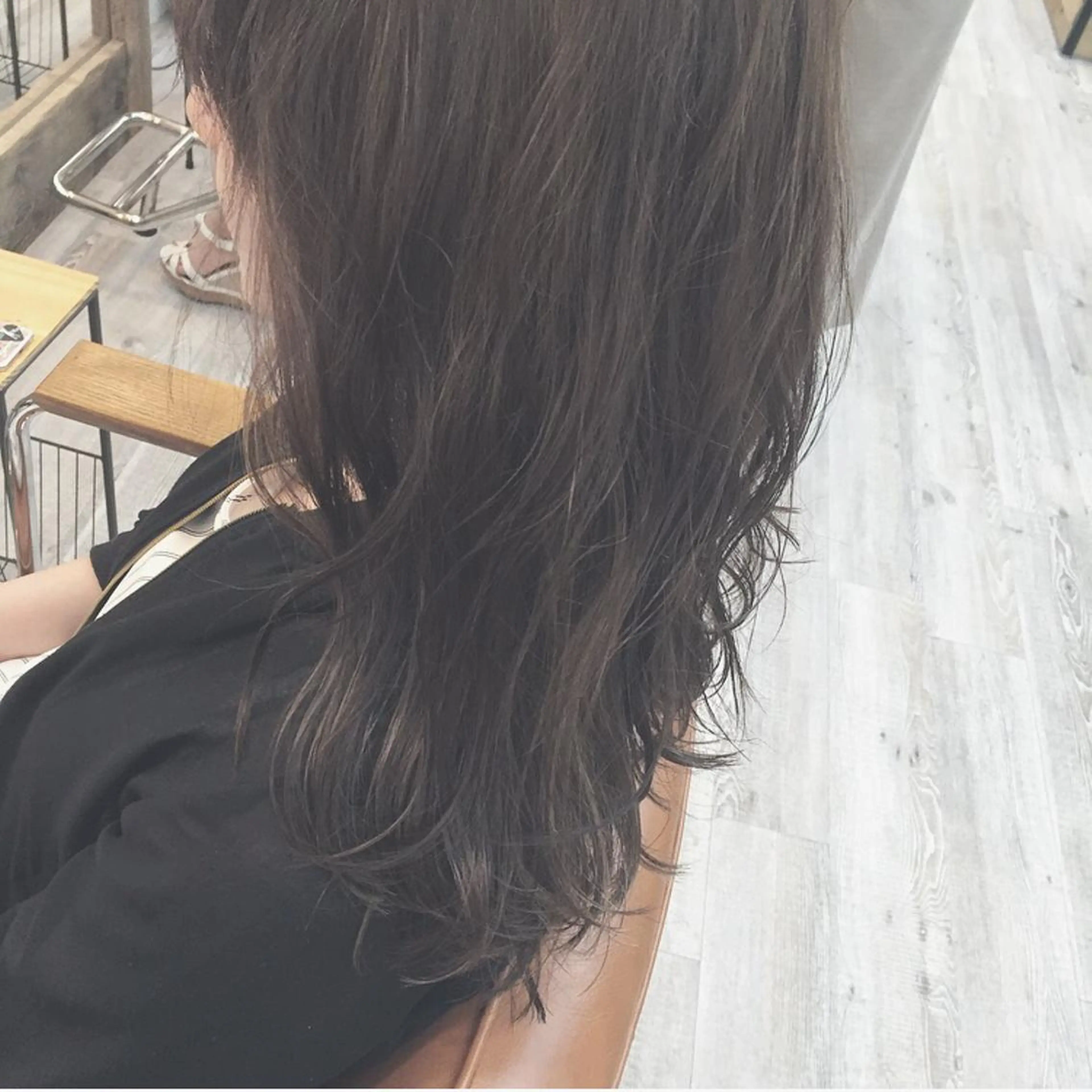 ミディアム セミロング カラー 前髪顔周り✂️店長 ❤️アマミヤ❤️のヘアスタイル