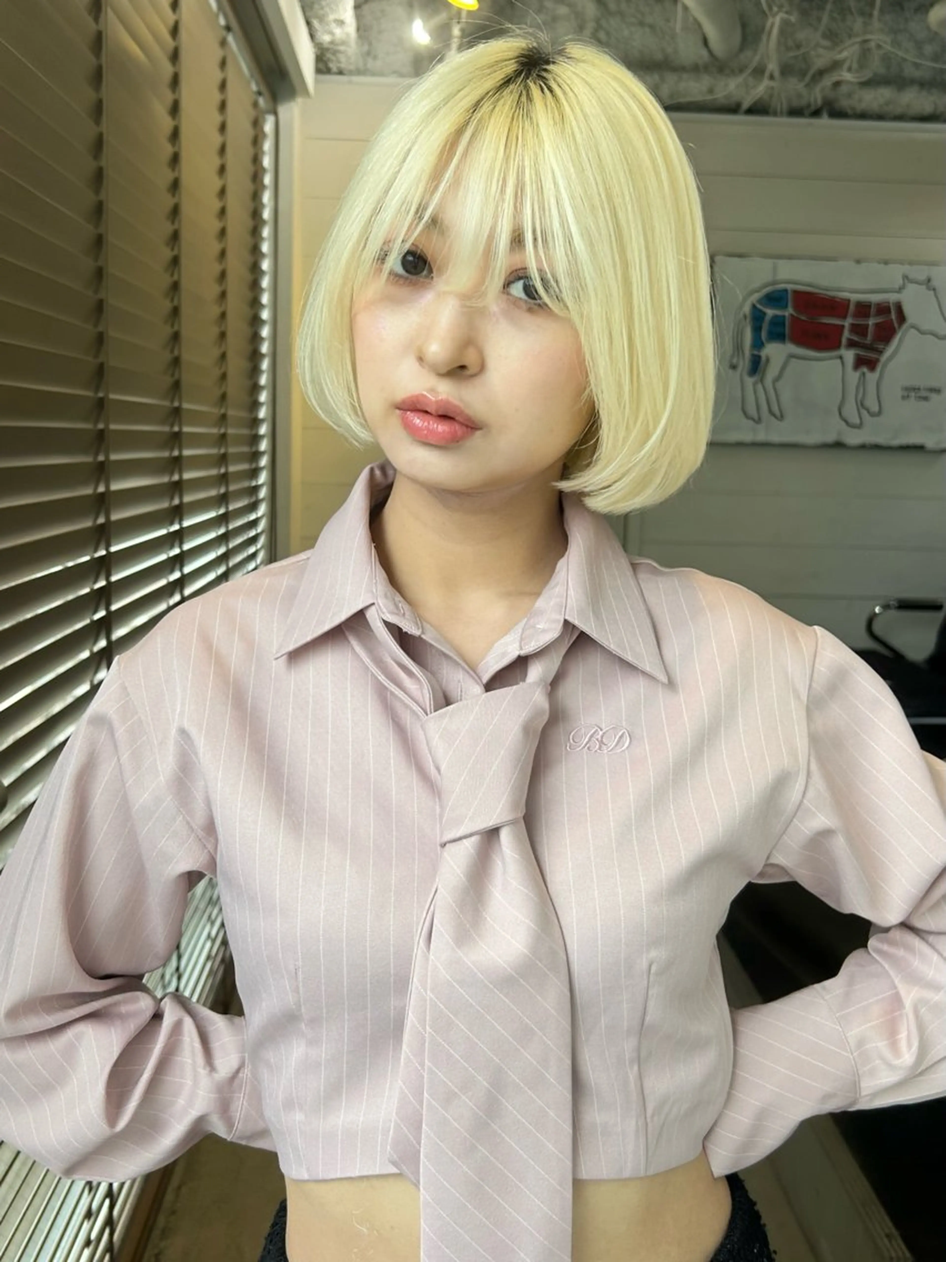 ショート カラー メンズ 抜きっぱなしブロンド ブロンド カット ヘアカラー トリートメント 🧸艶々韓国ヘア 🧁mizunaのヘアスタイル