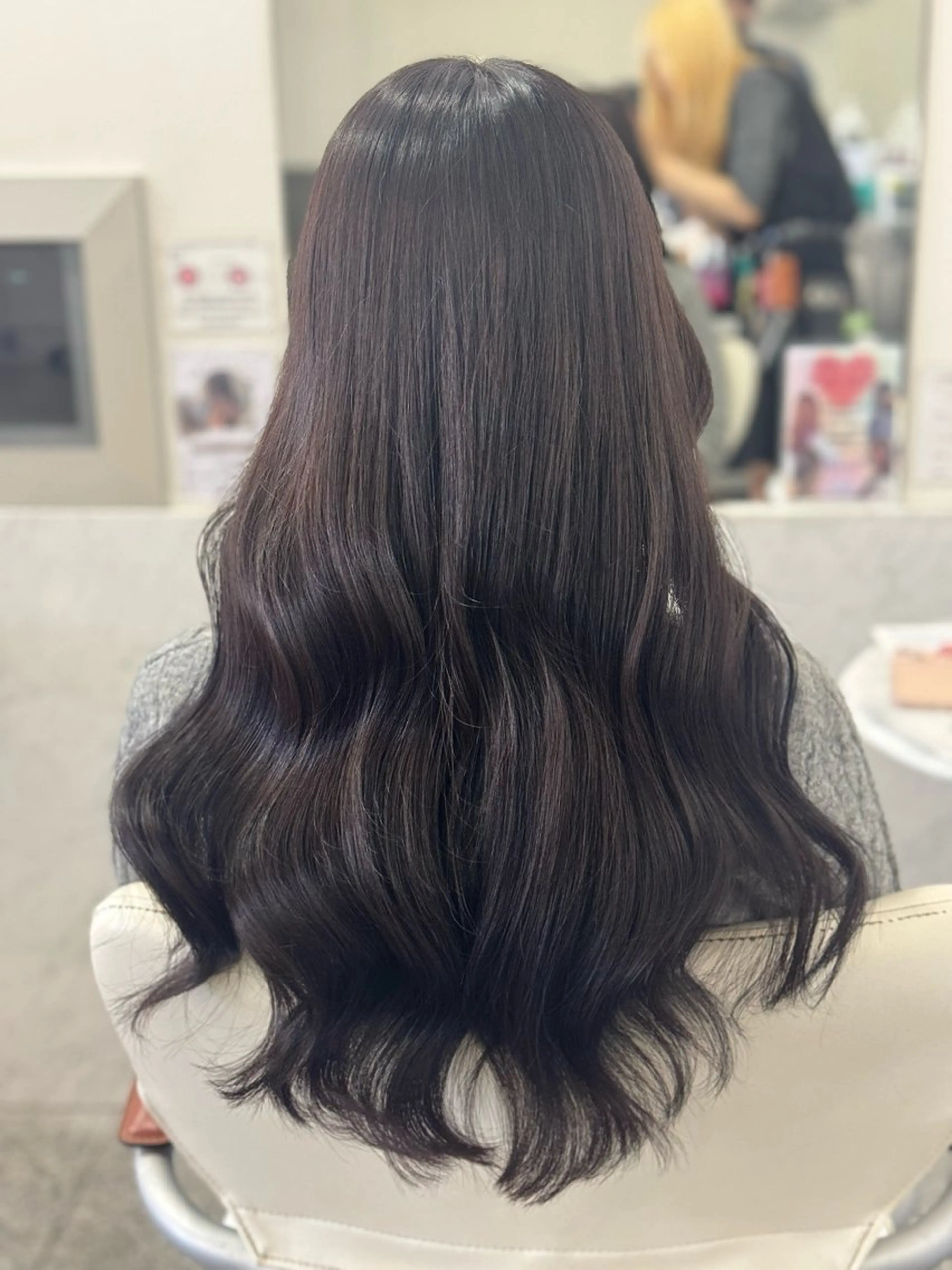 ロング カラー 黒髪 ブルーカラー ブルーブラック 🎀ヒシダアキ /taboo🎀のヘアスタイル