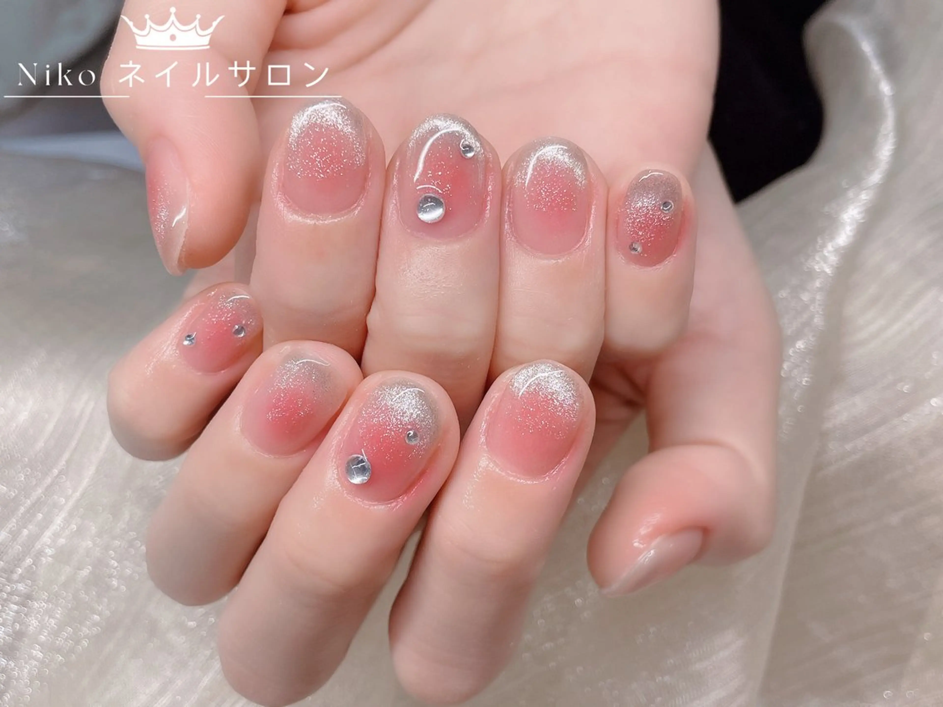 ネイル 長さ出し フットネイル フレンチネイル ジェルネイル 韓国ネイル ハンドネイル Nikoネイルサロン 高田馬場店のネイルデザイン
