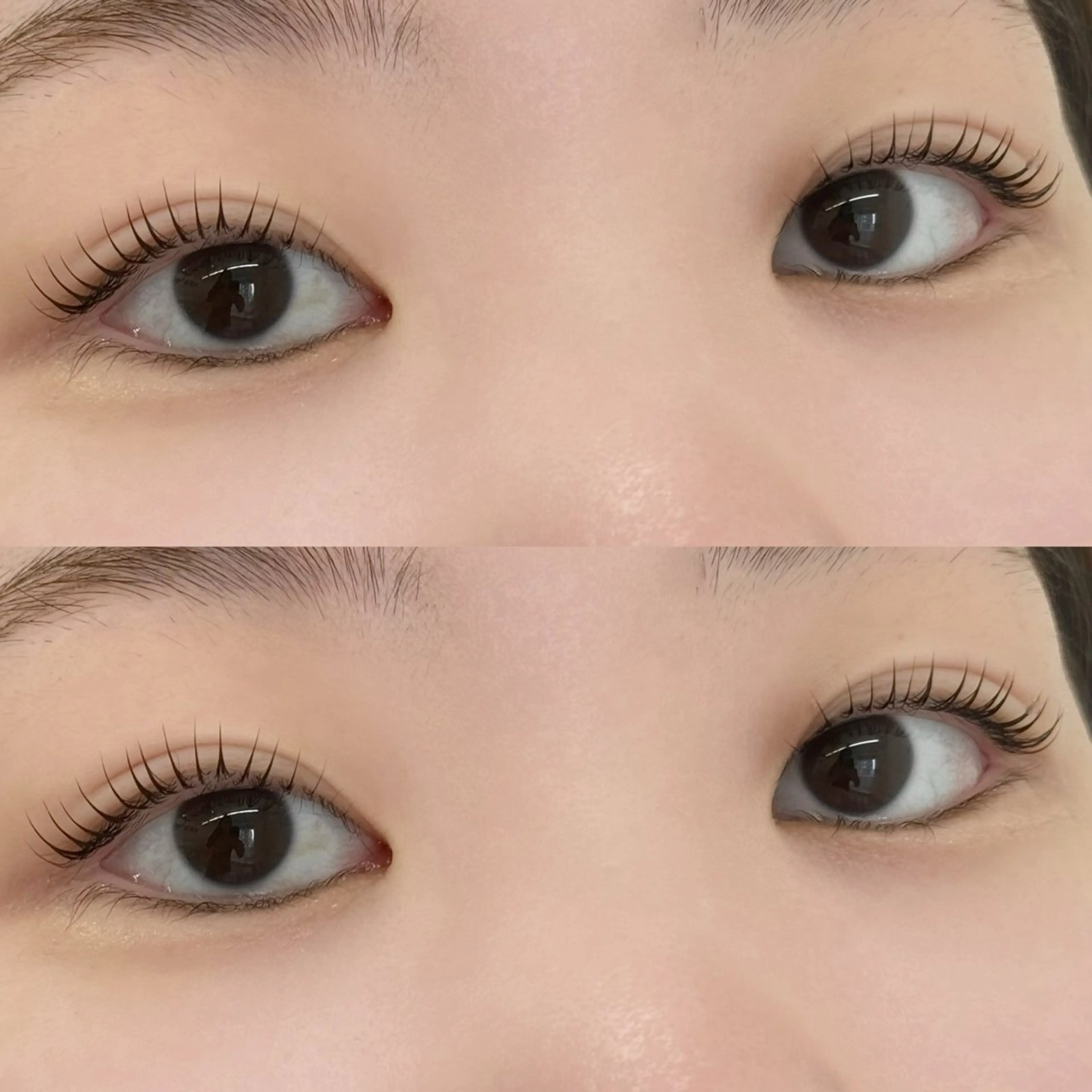 マツエク・マツパ 束感まつ毛 フラットラッシュ 韓国風マツエク ナチュラル まつげパーマ CLUTCH江坂 こんどうのマツエク・マツパデザイン