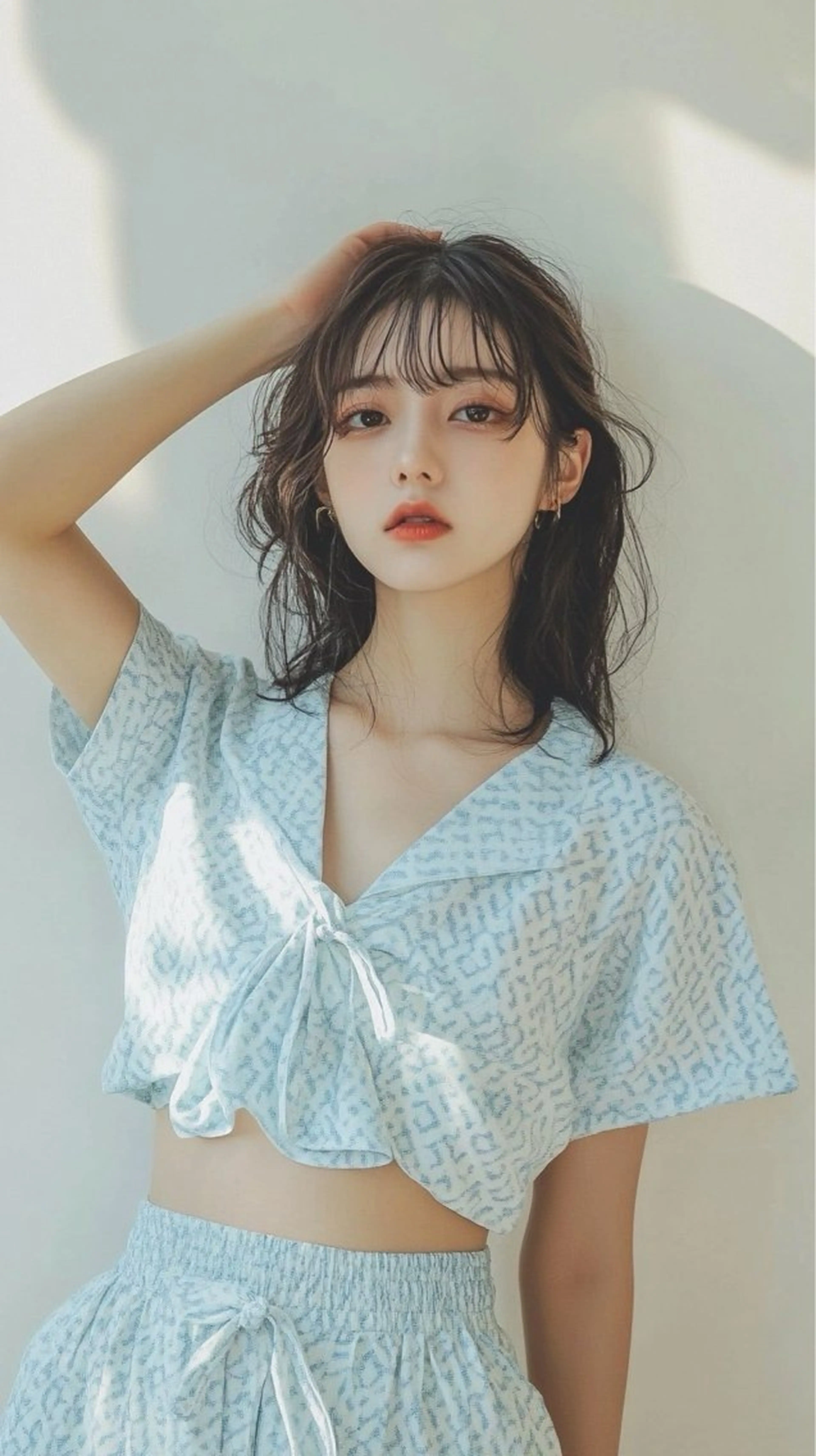 ミディアム カラー ヘアアレンジ みのり 《BASE.》のヘアスタイル