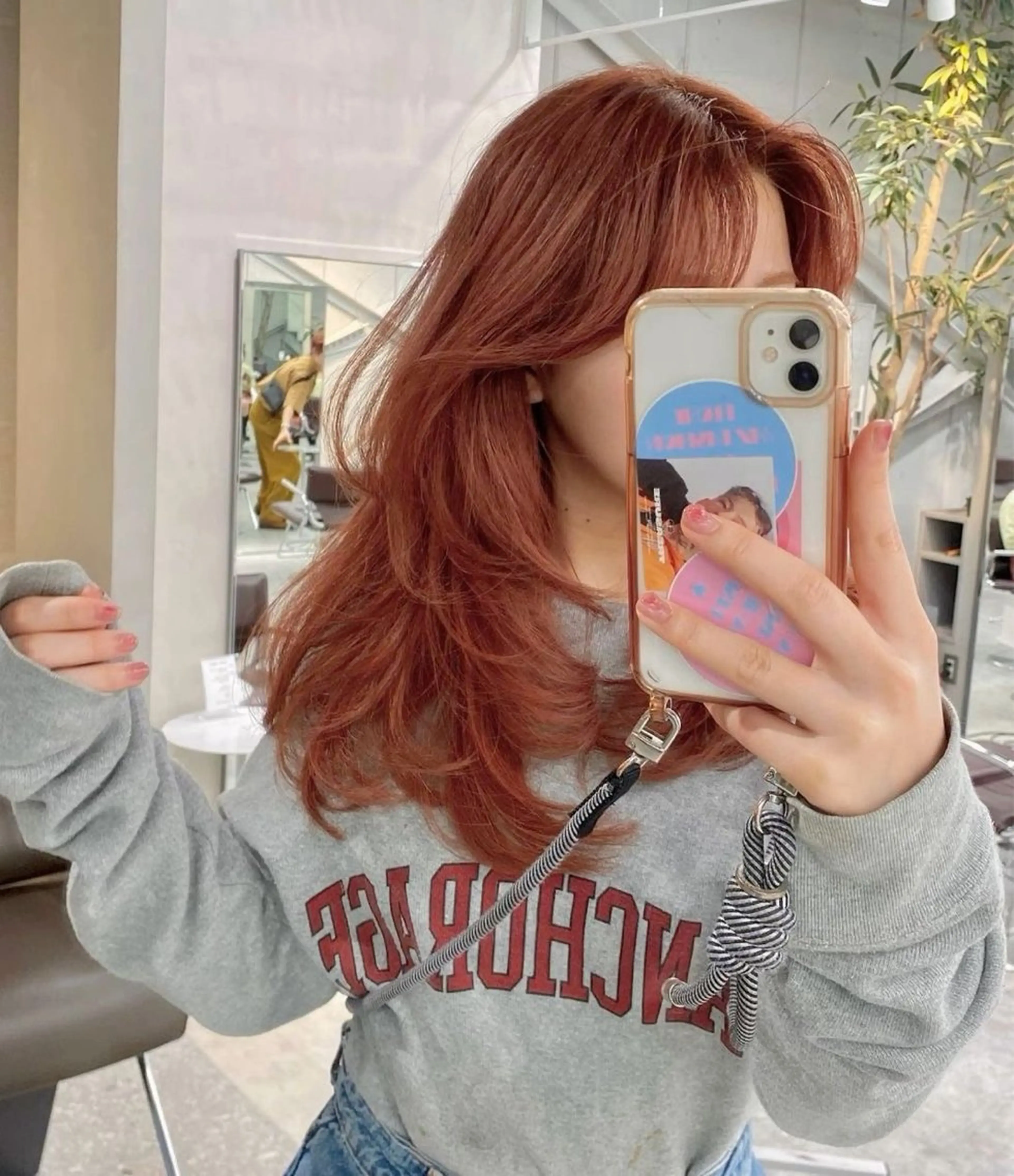 ロング カラー Haruka 🌸暖色カラーのヘアスタイル