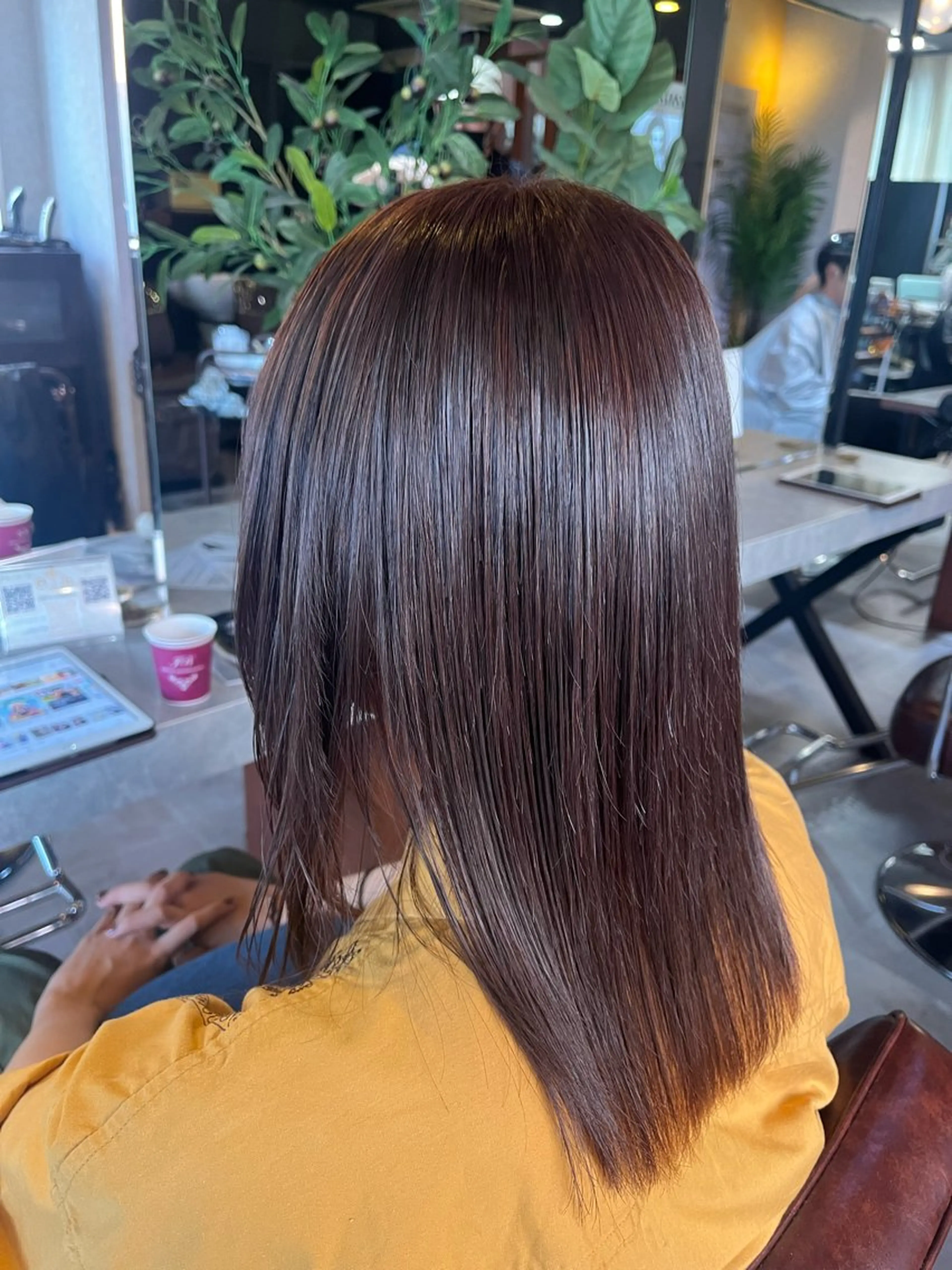 ミディアム オレンジブラウン eim hair design 町田店所属・Makino🌷 牧野有花のヘアスタイル