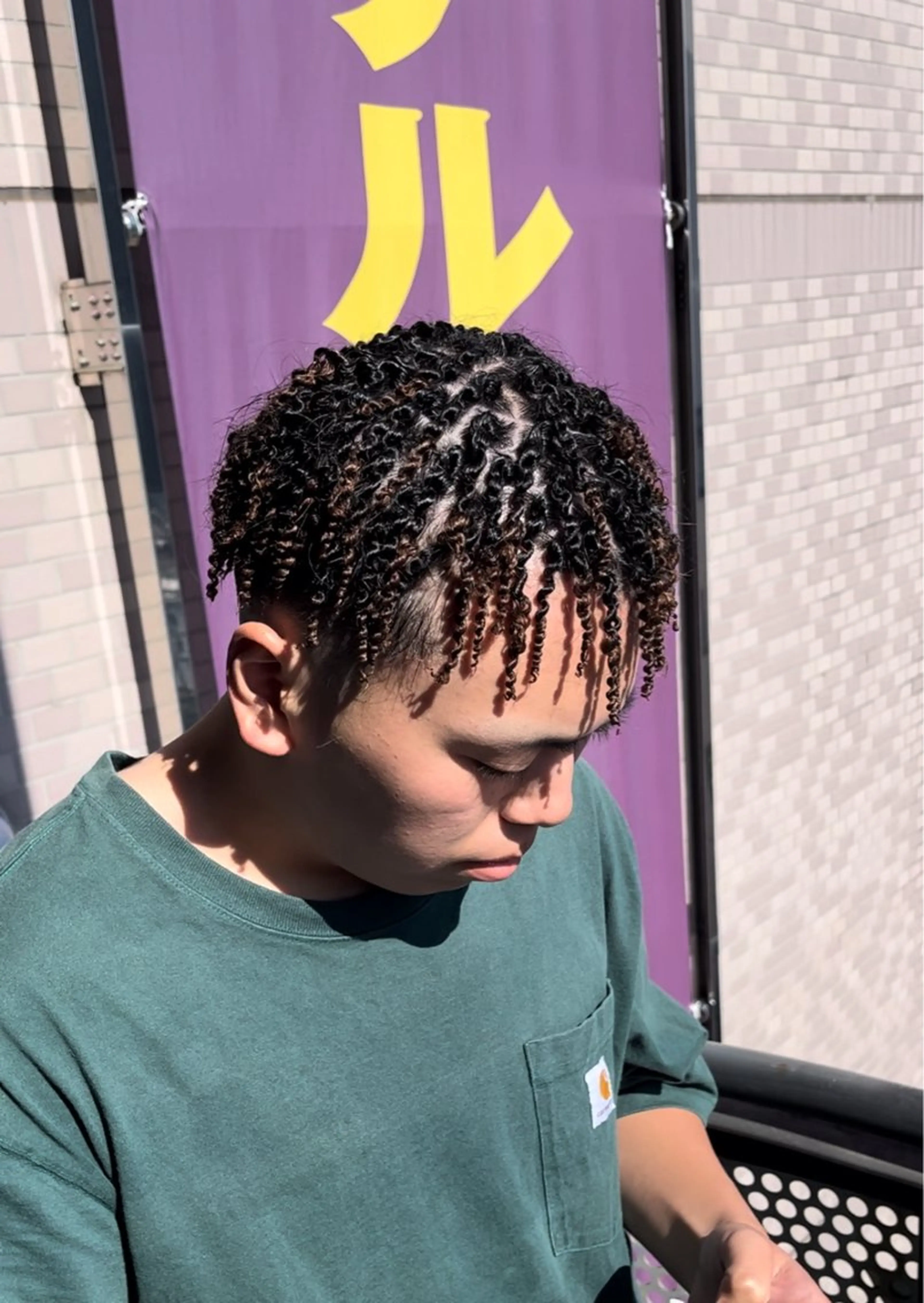 ショート パーマ メンズ Utata literie所属・嵯峨 大地/パーマ/ ハード系/特殊系のヘアスタイル