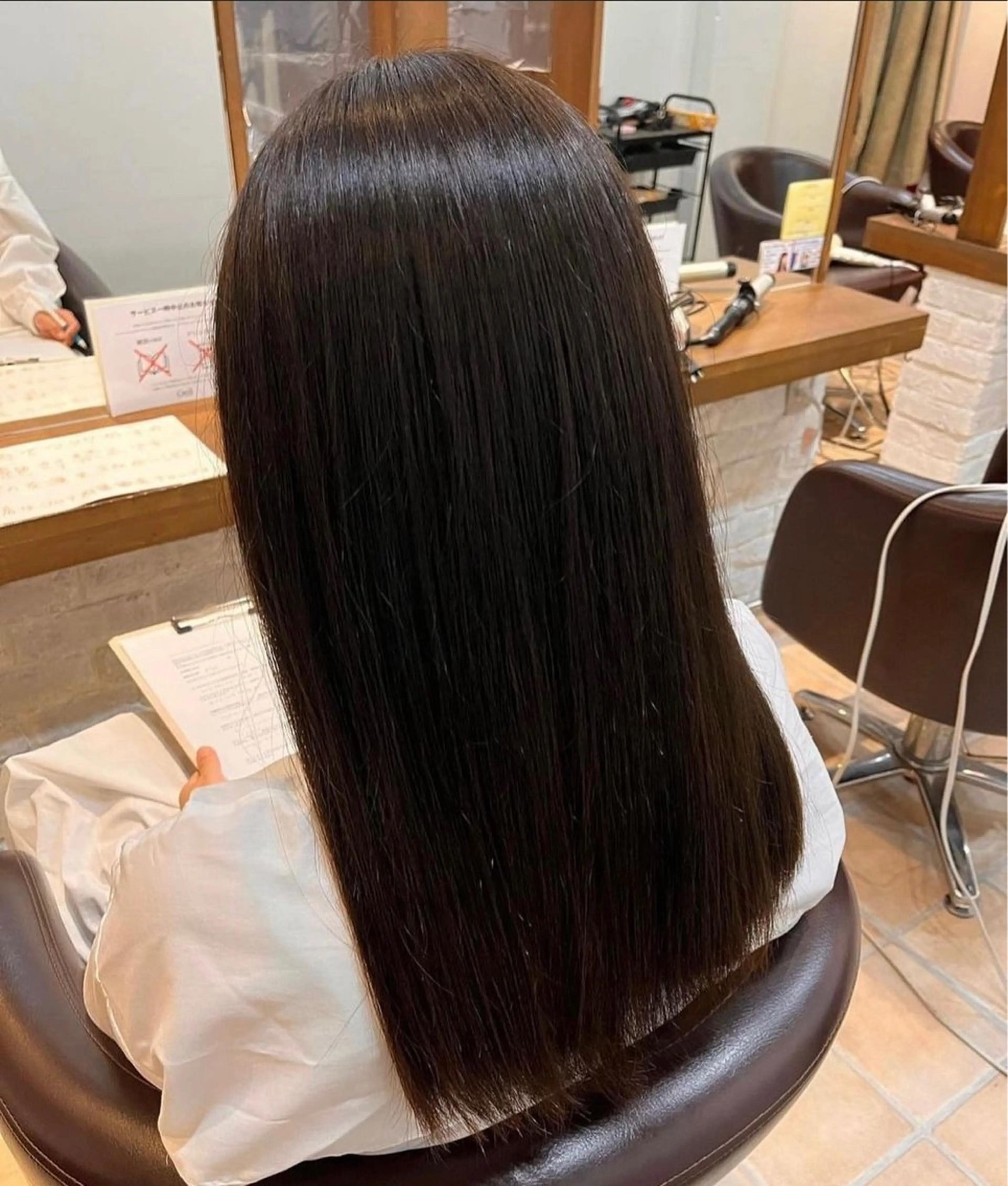 セミロング カラー アディクシーカラー ベージュカラー ブラウンカラー 透明感カラー オレンジ Cecil hair JR尼崎店所属・JR尼崎店 村田 優真のヘアスタイル