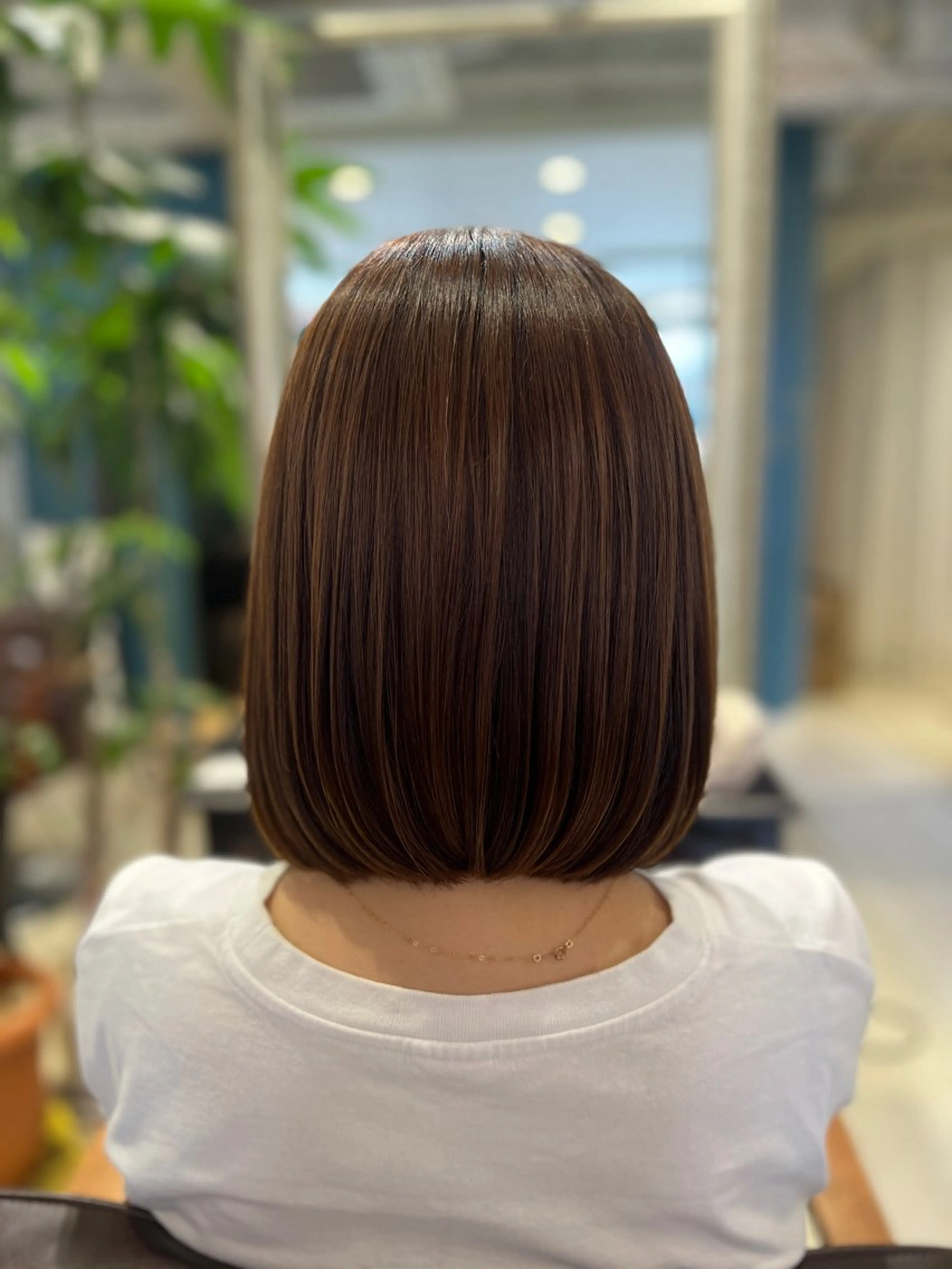 ミディアム カット 韓国風レイヤー ∕ 大隣 里桜のヘアスタイル