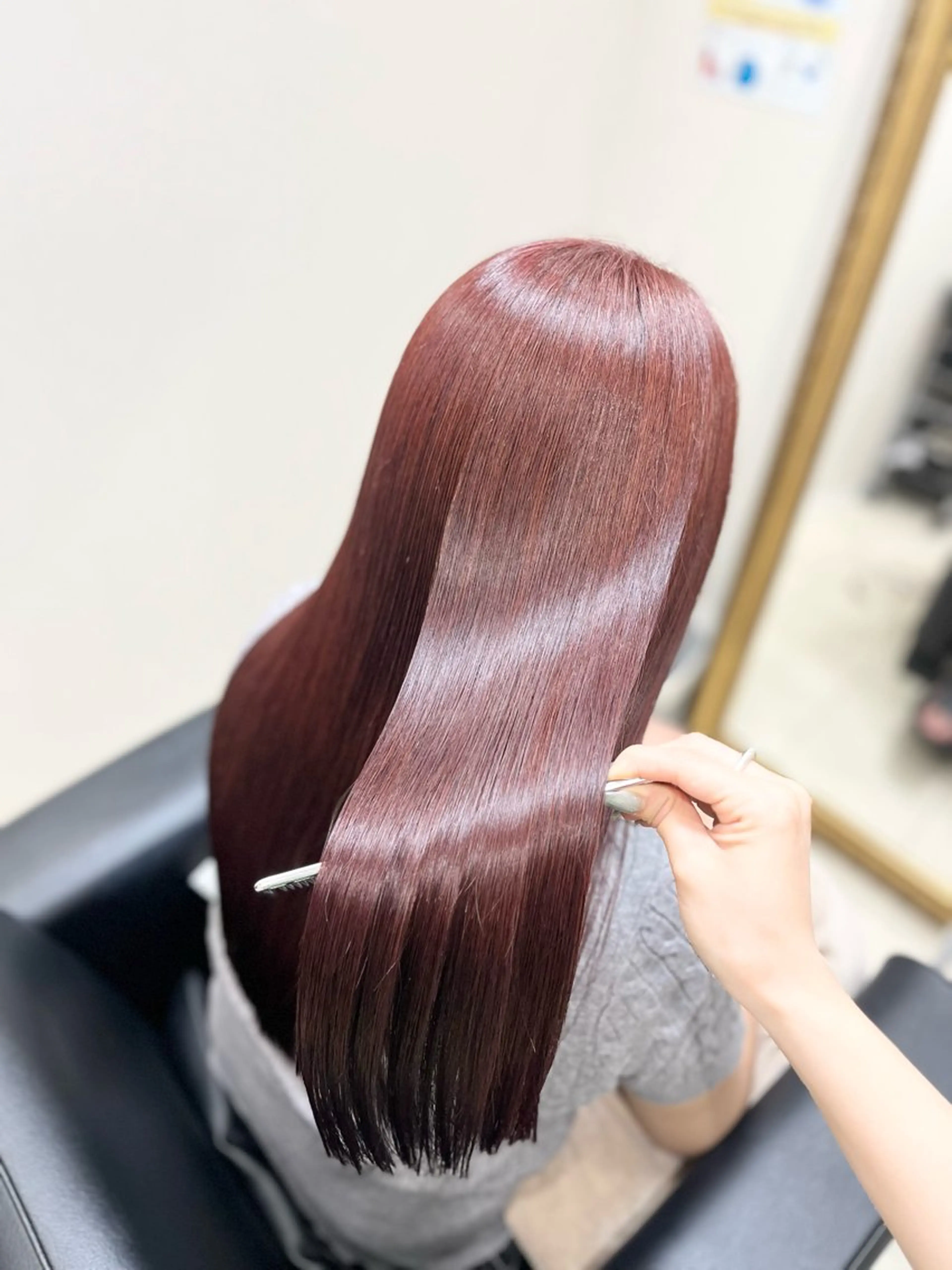 【✨質感改革プラン✨】カット+質感再生カラー+髪質改善トリートメントの写真