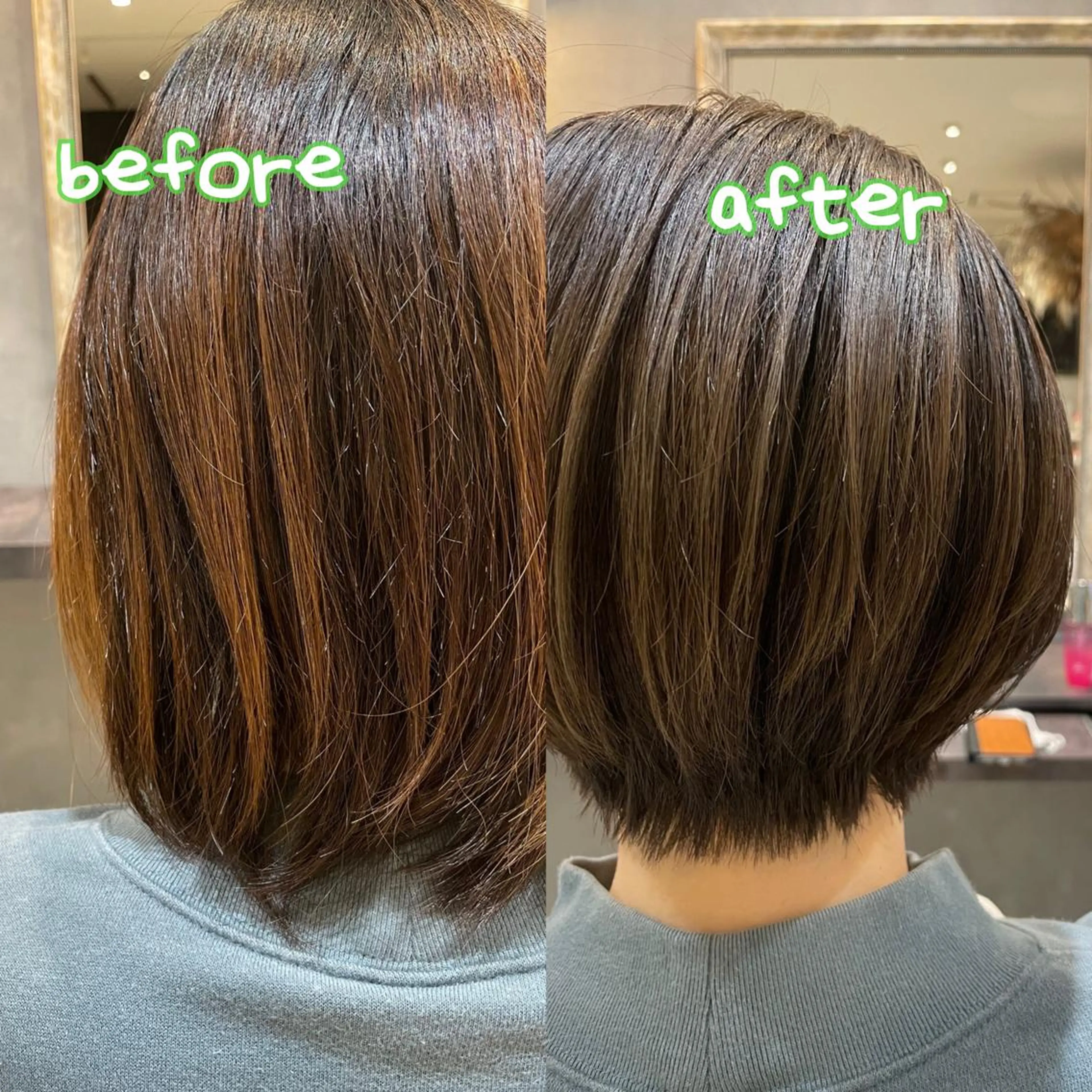 ショート ヘアカラー 長谷川 沙紀のヘアスタイル