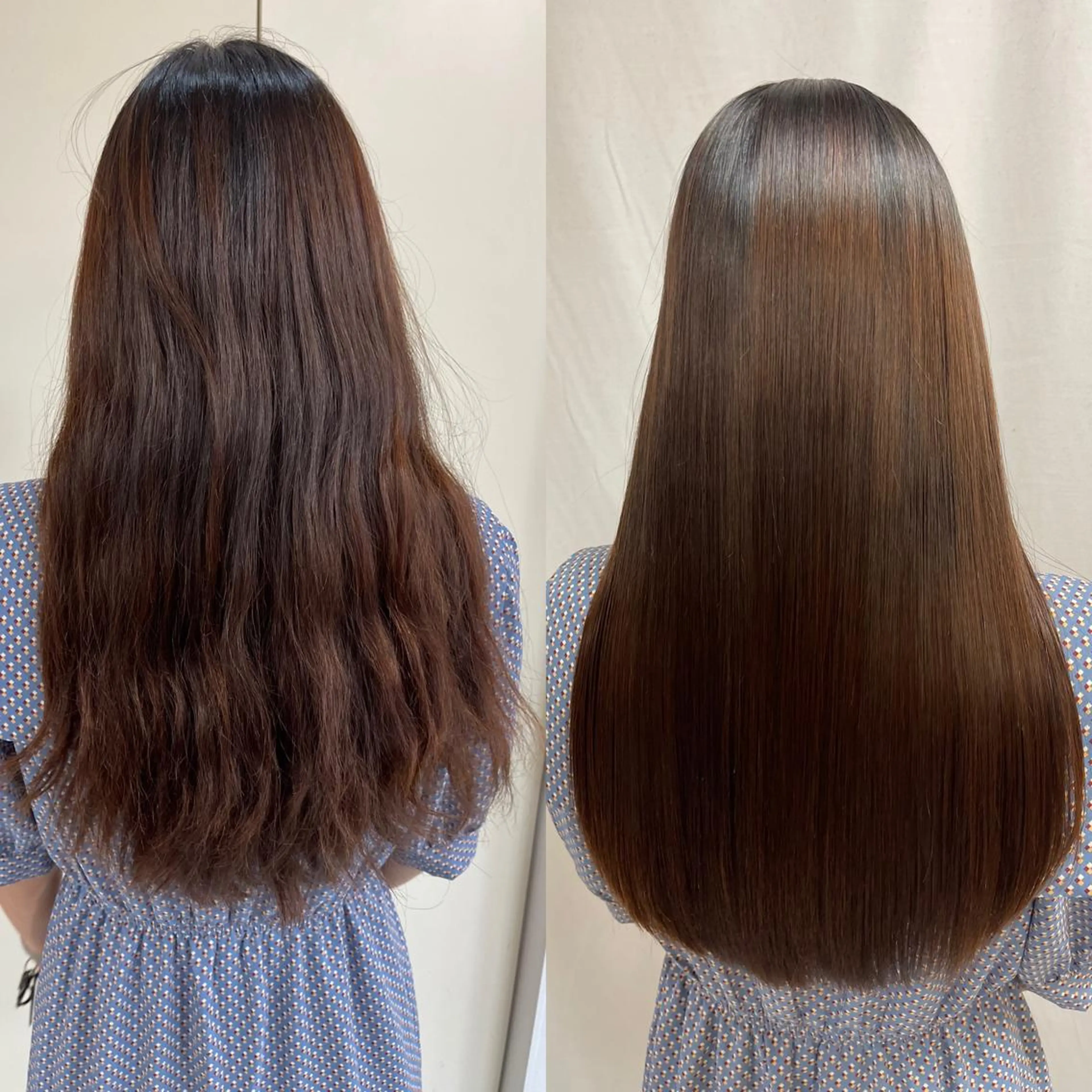 ロング パーマ カット 縮毛矯正 トリートメント 髪質改善/縮毛矯正 /ブリーチ矯正/岡部のヘアスタイル