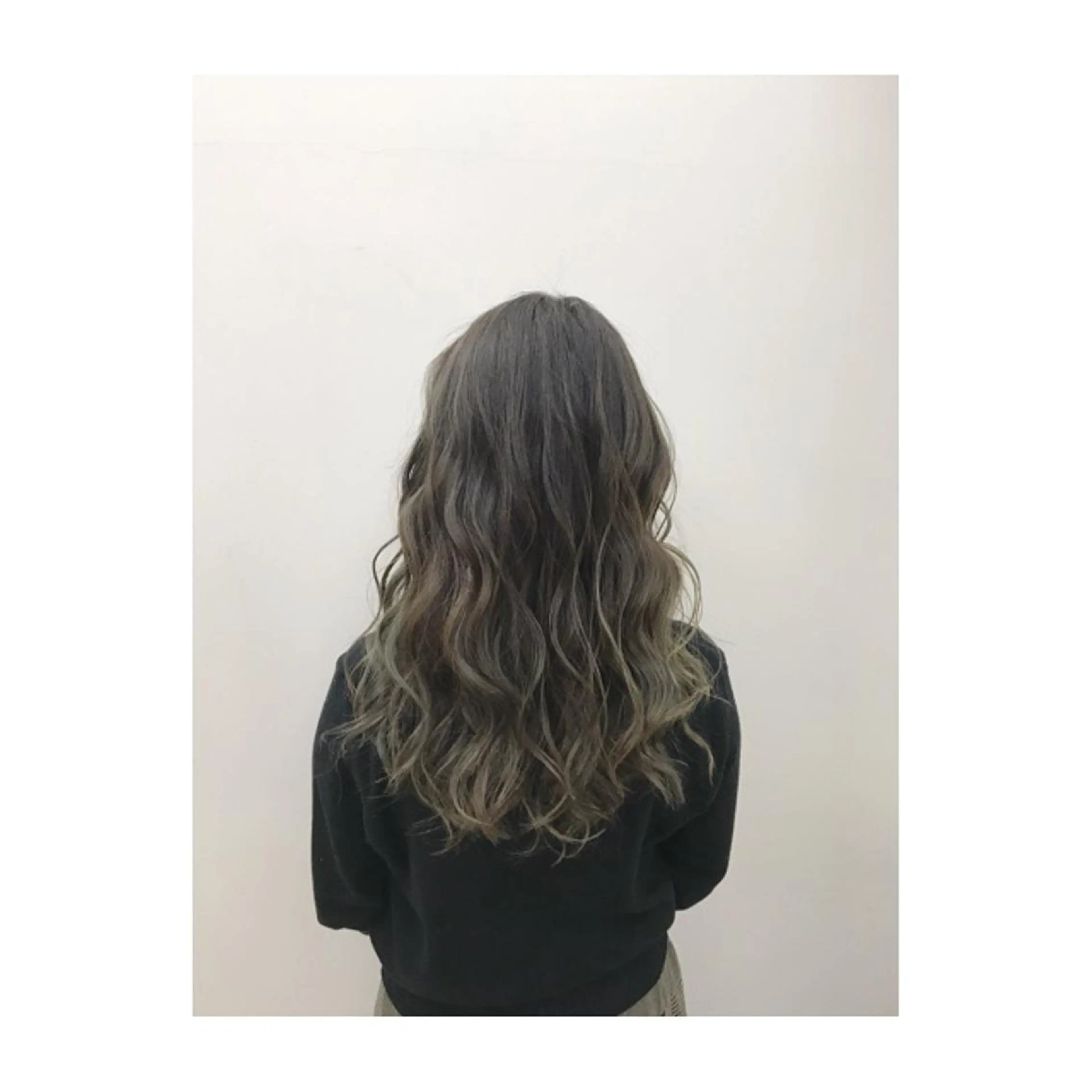 ロング カラー 永岡 鉄平のヘアスタイル