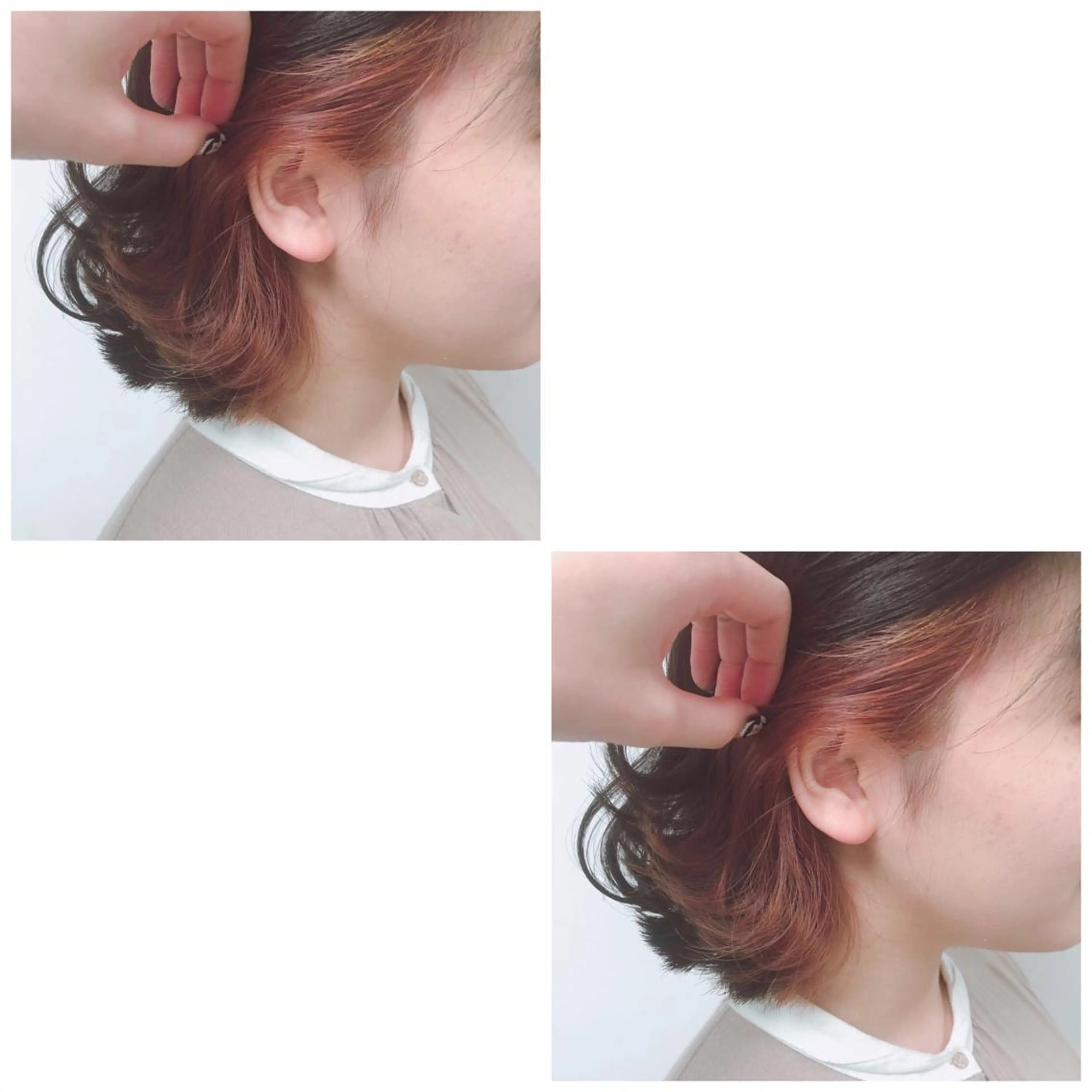 カラー ﾅﾂﾐ/韓国ヘア/ レイヤーカット🎀のヘアスタイル