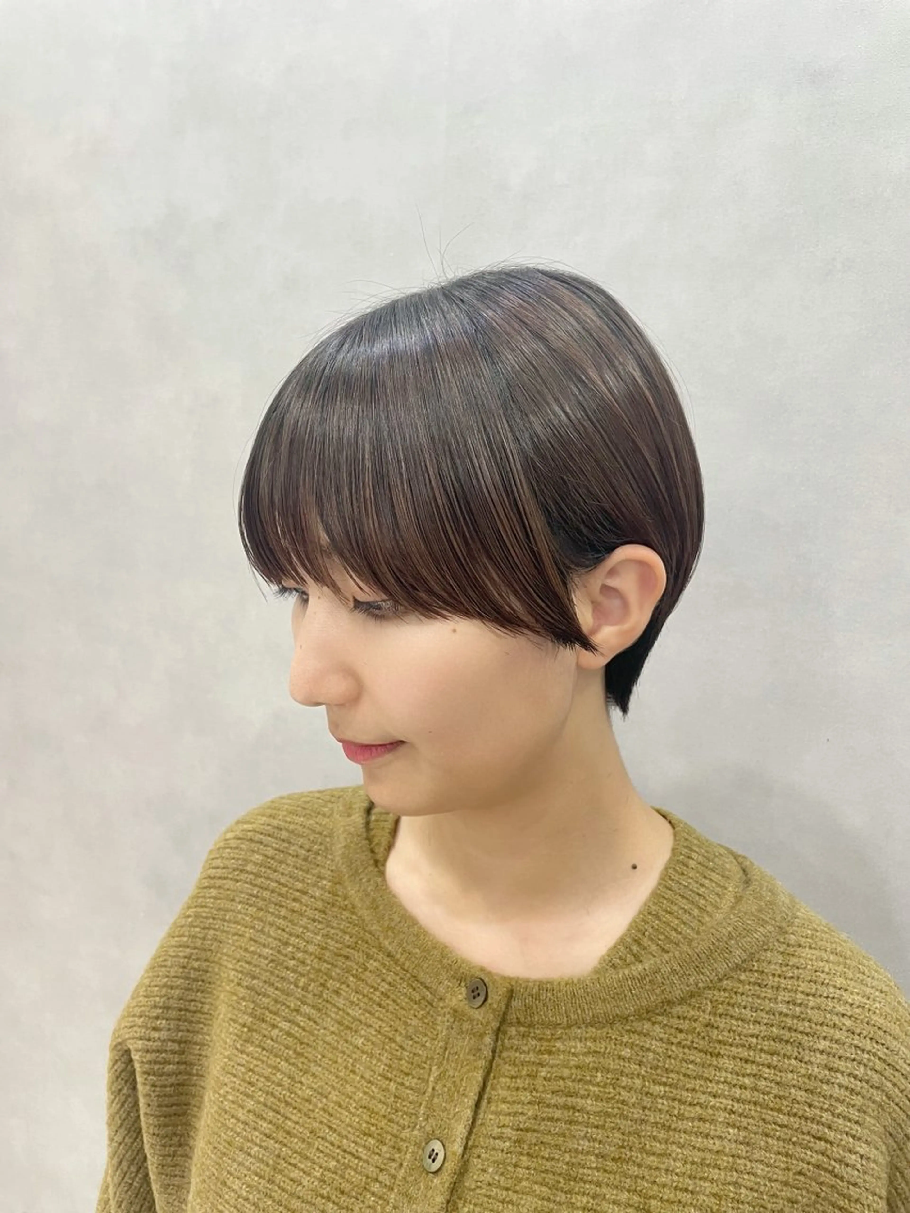 ショート 丸みショート ショートヘア 似合わせカット｡:* nanaka🌦️のヘアスタイル