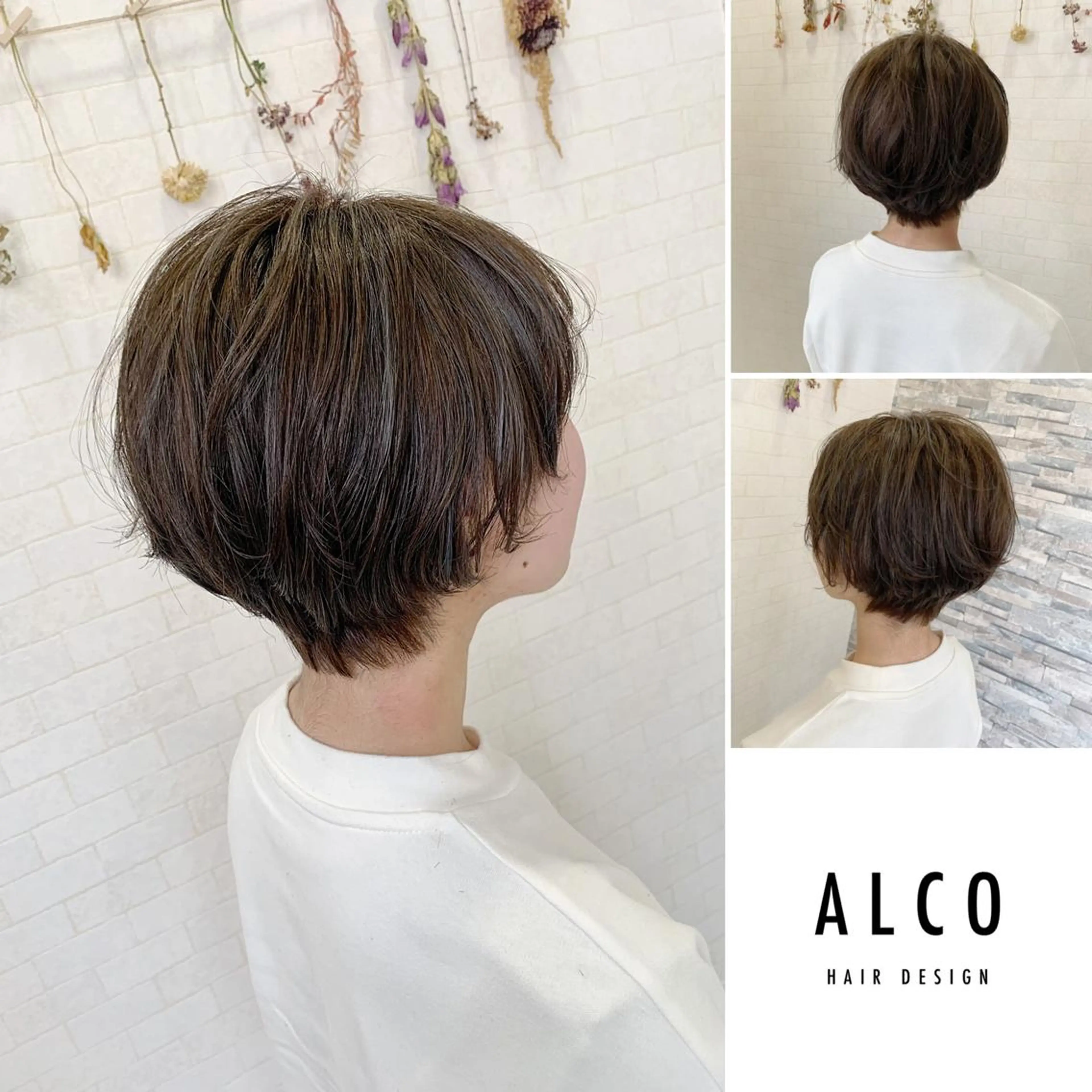 ショート カラー ワタイショウタ 髪質改善✨アイブロウのヘアスタイル