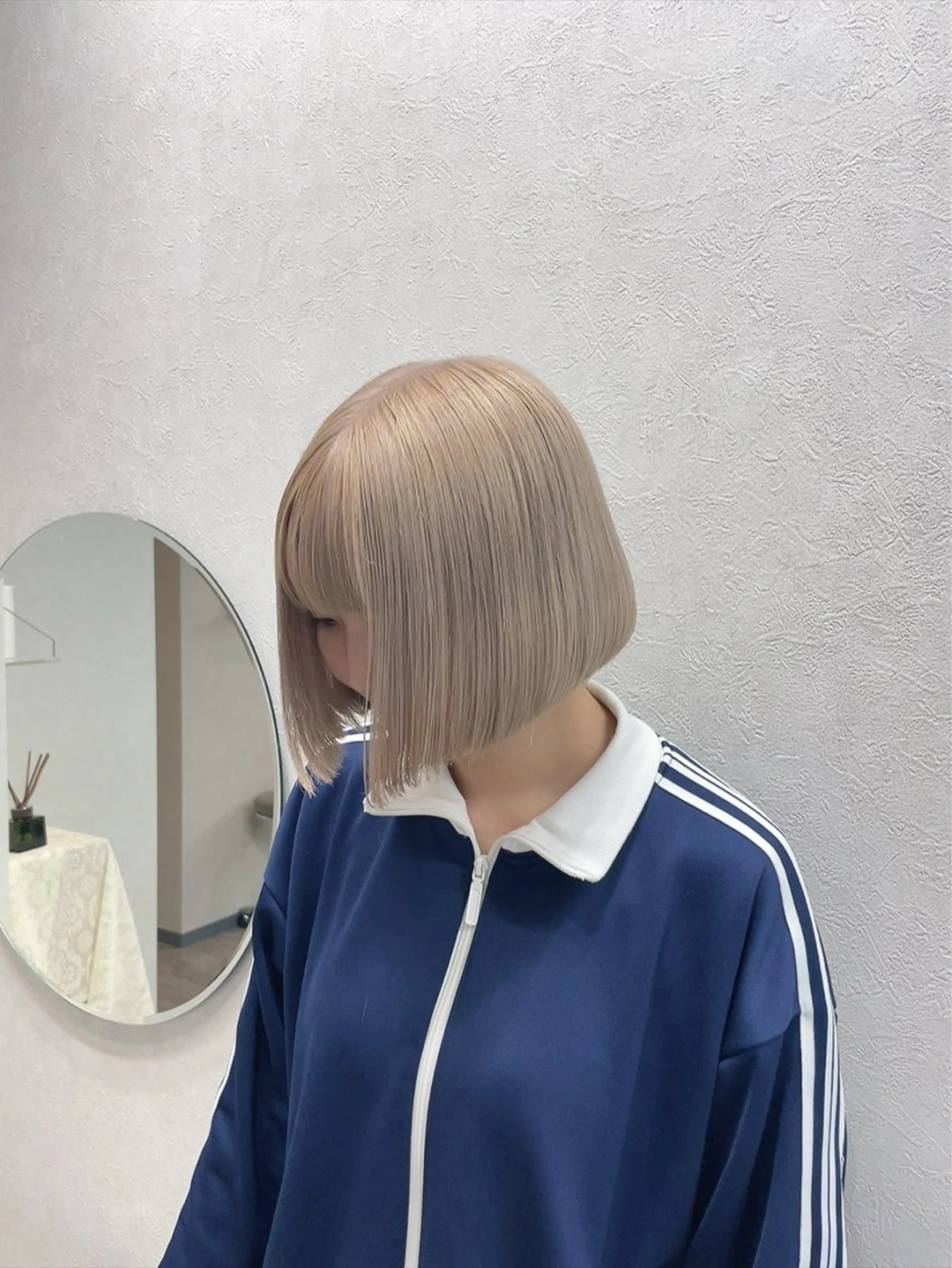 ショート カラー ハイトーンカラー ボブ カット モテ髪美容師♡ ひなたのヘアスタイル
