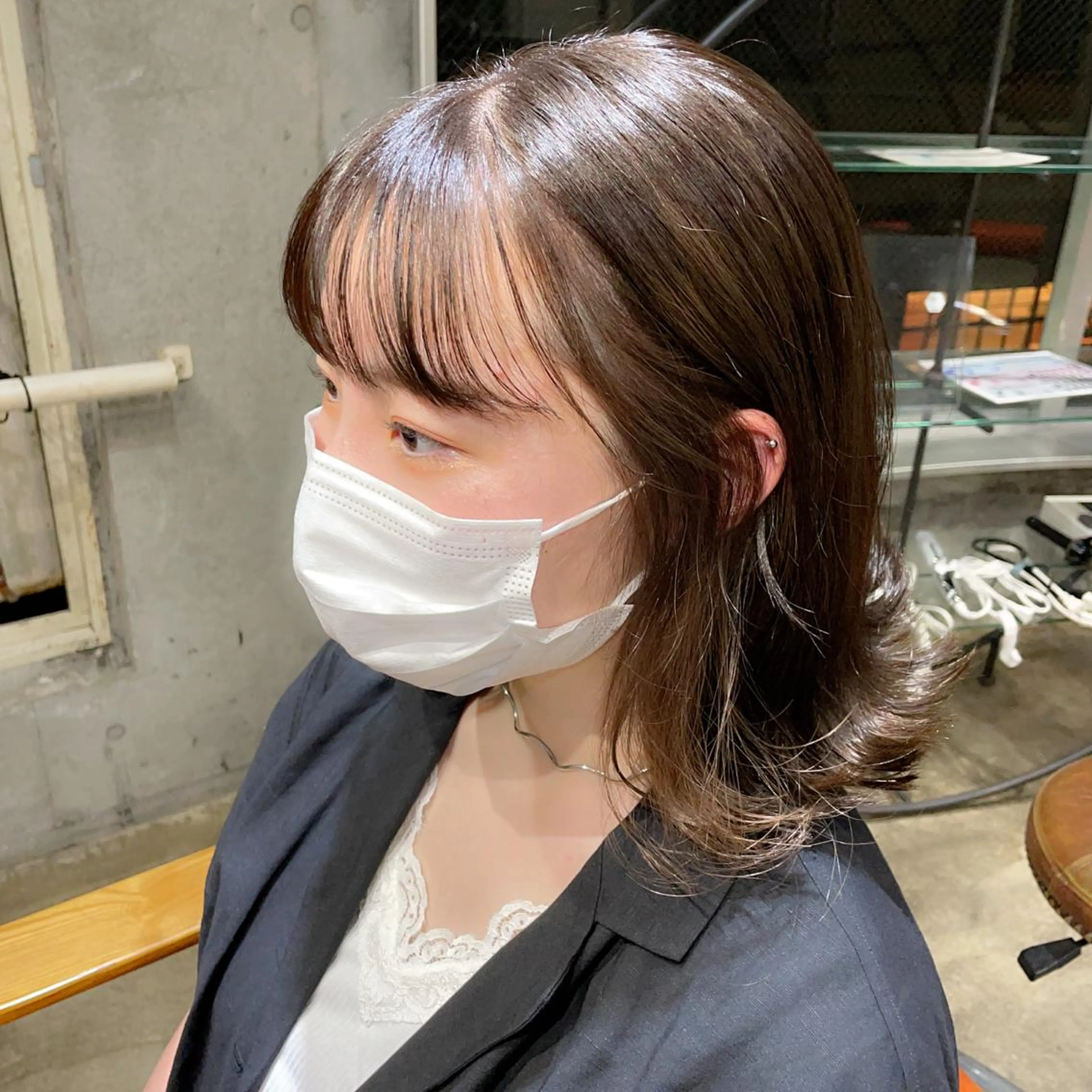 ミディアム ヘアカラー 🕊miki モテ髪🫧のヘアスタイル