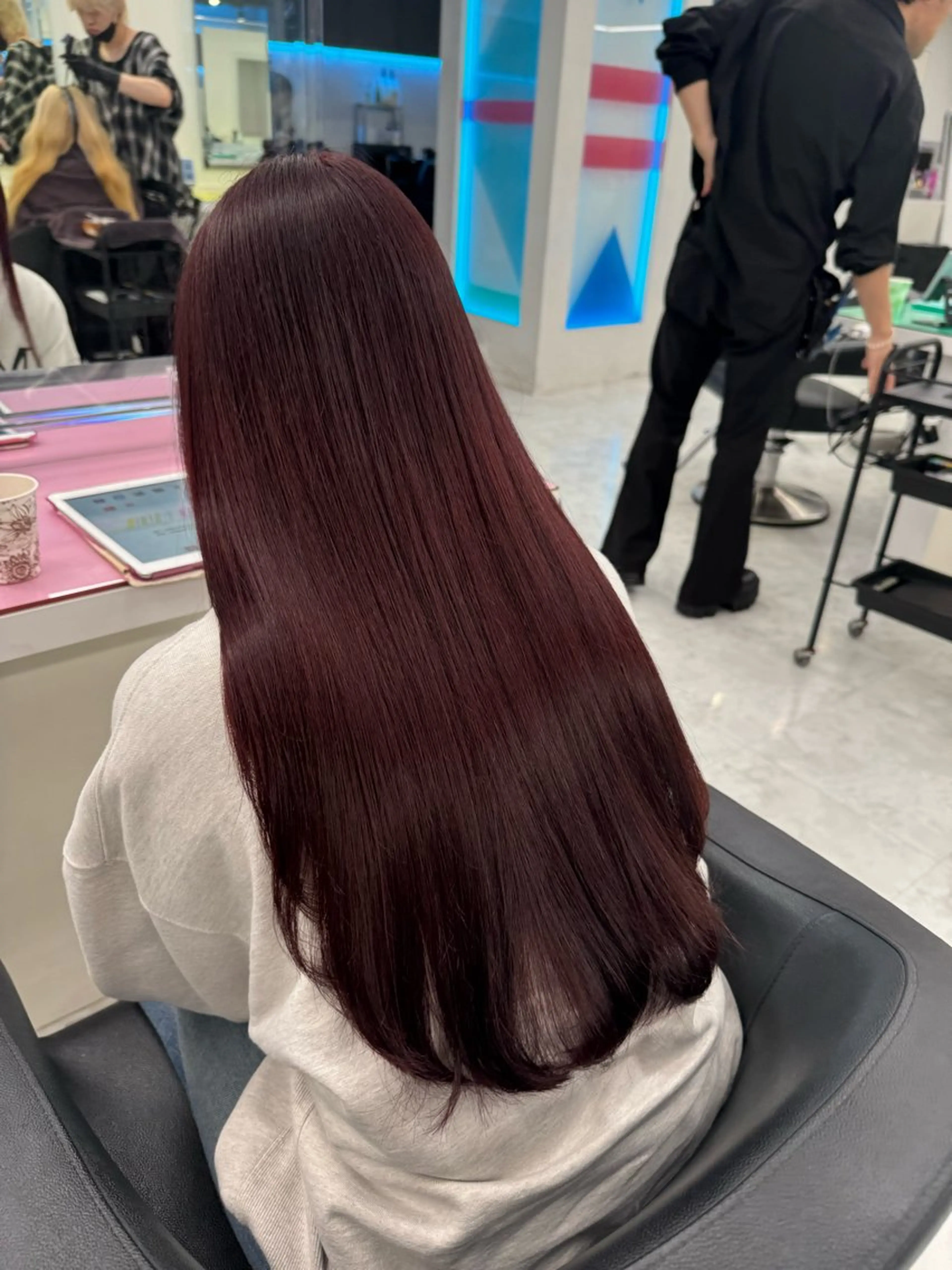 ロング ヘアカラー お洒落暖色 🍒AOI🍒のヘアスタイル