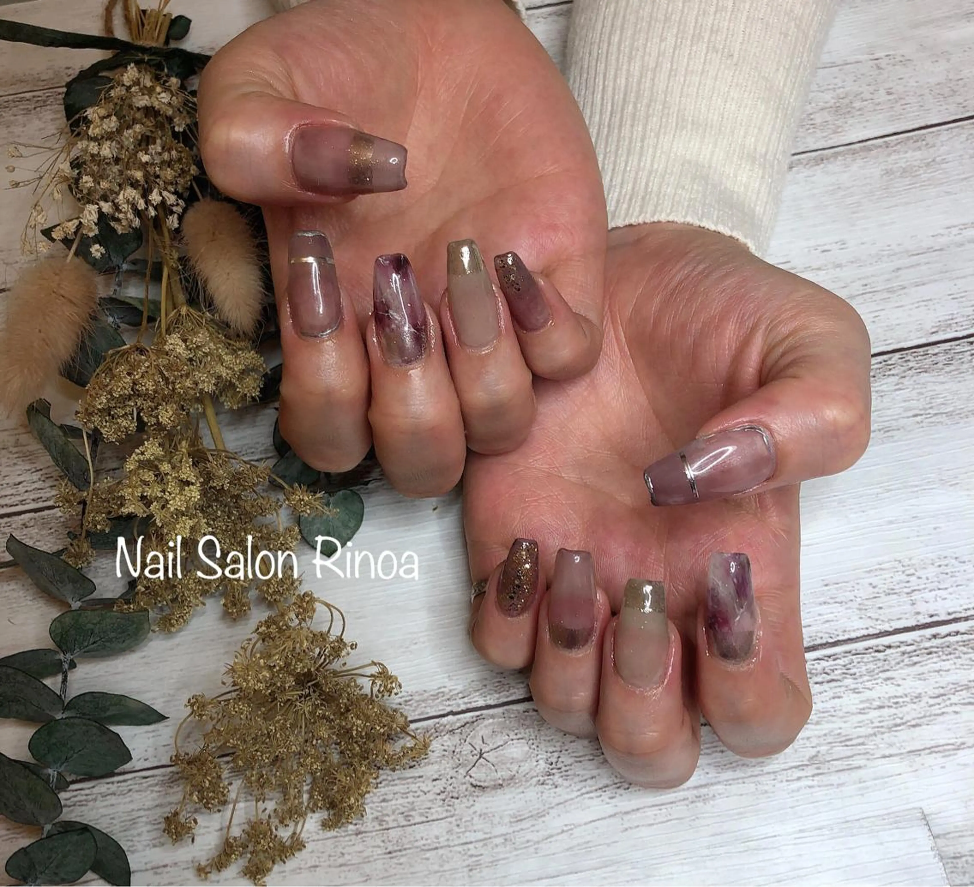 ネイル Nail Salon Rinoaのネイルデザイン
