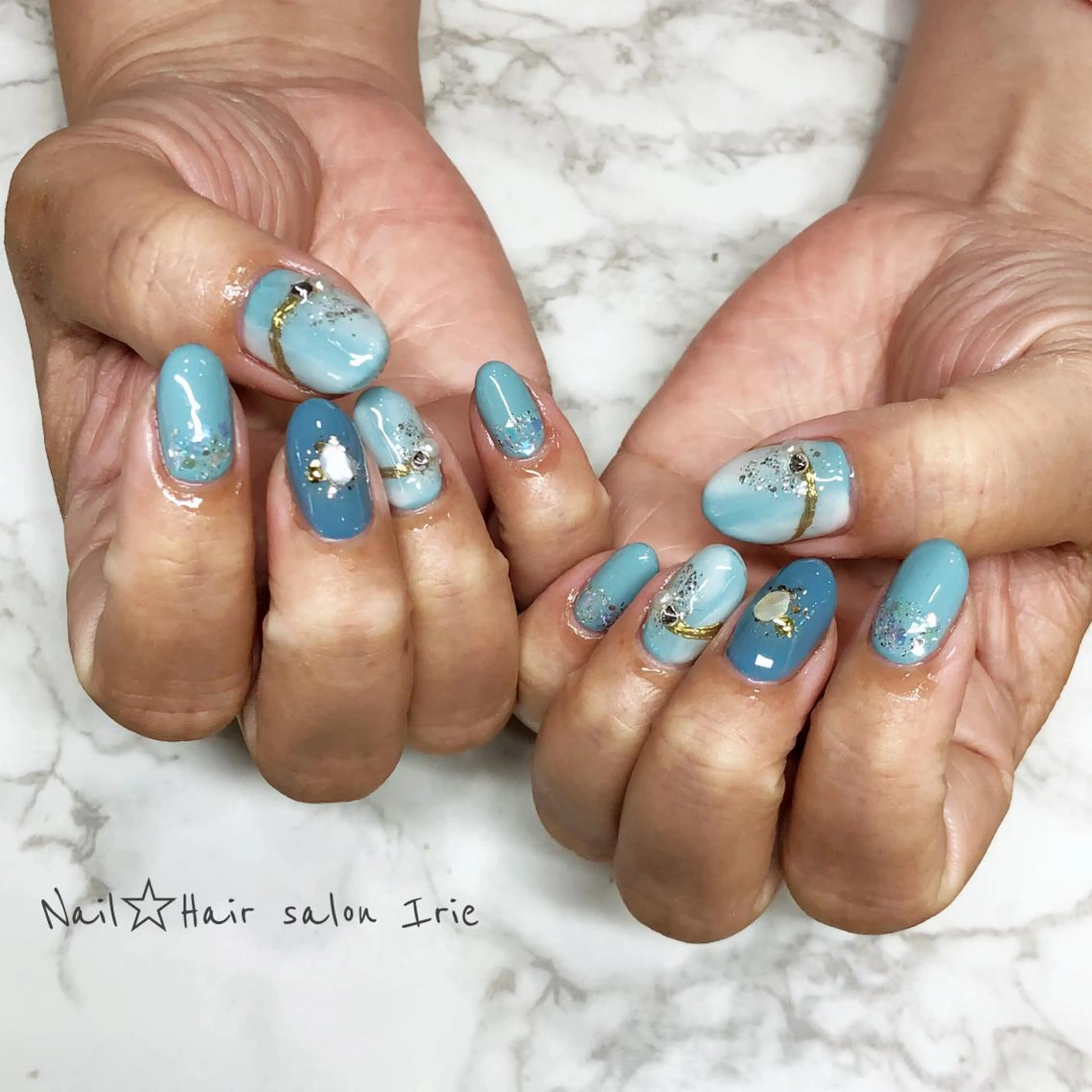 ネイル ハンドネイル Hair salon Irie所属・與儀 知佳のネイルデザイン