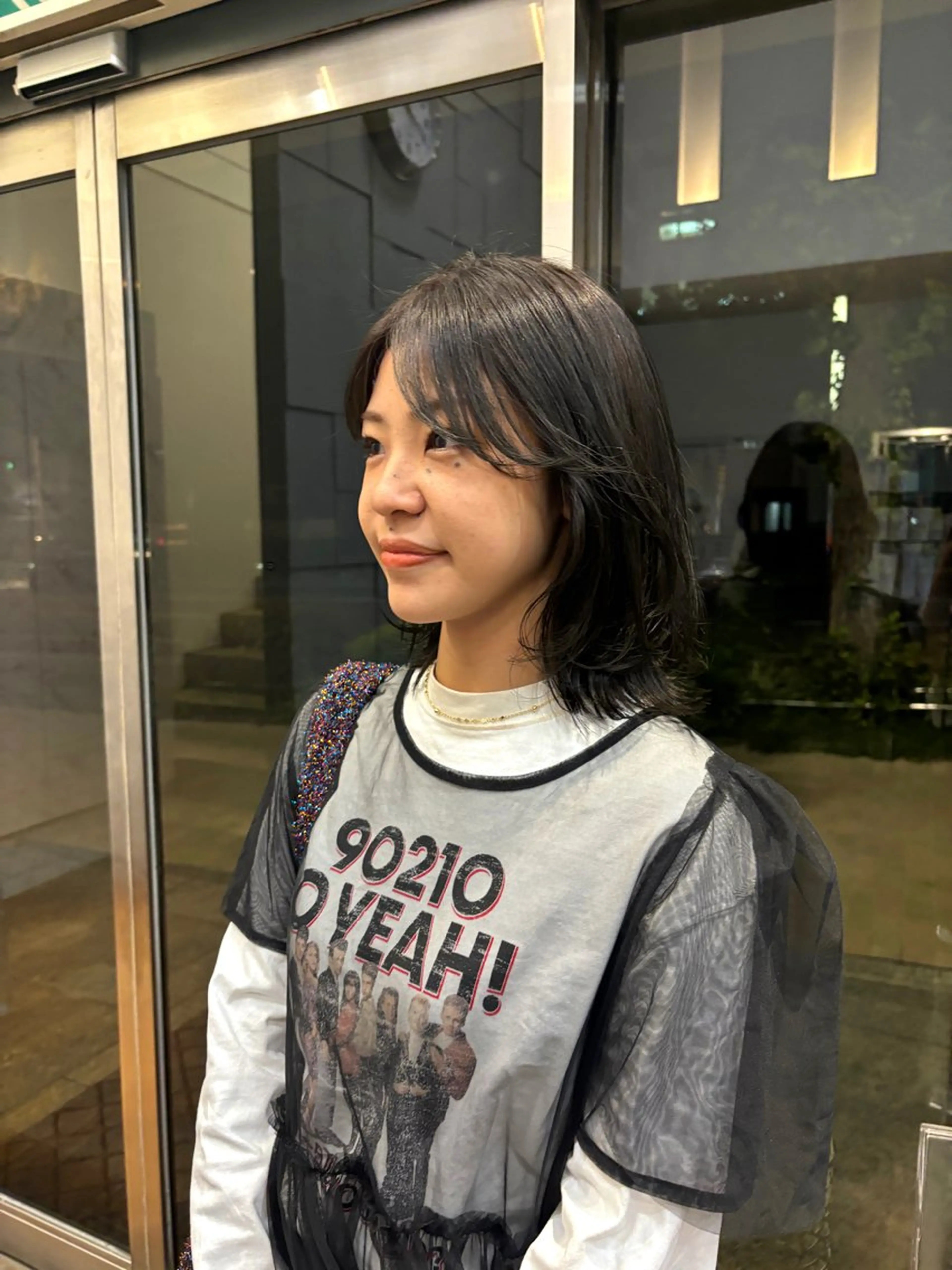 ロング レイヤーカット miu /透明感カラーのヘアスタイル