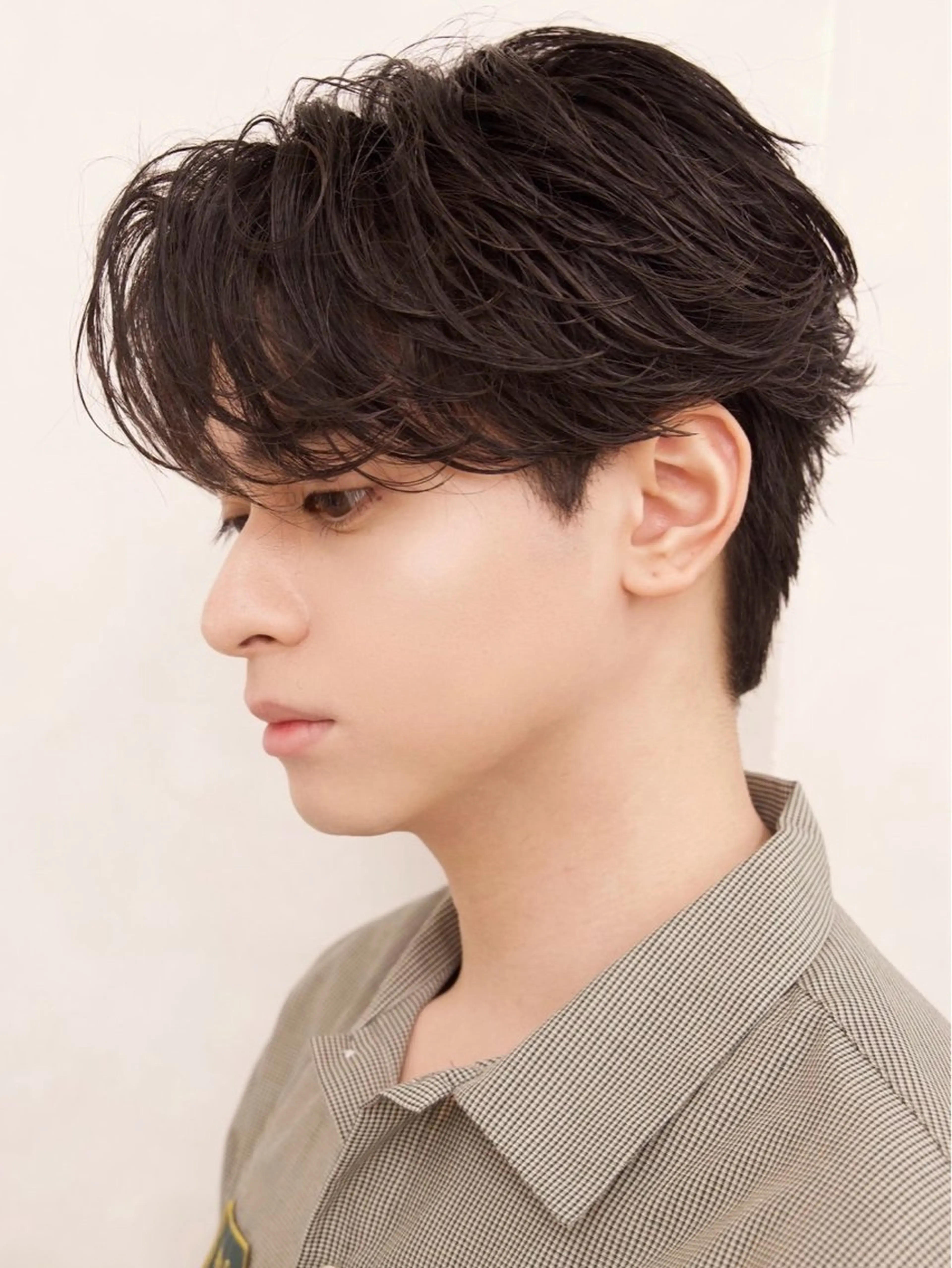 【スタイリスト】縮毛矯正　[曲がる縮毛矯正/センターパート/サラサラマッシュ/韓国ヘア]の写真
