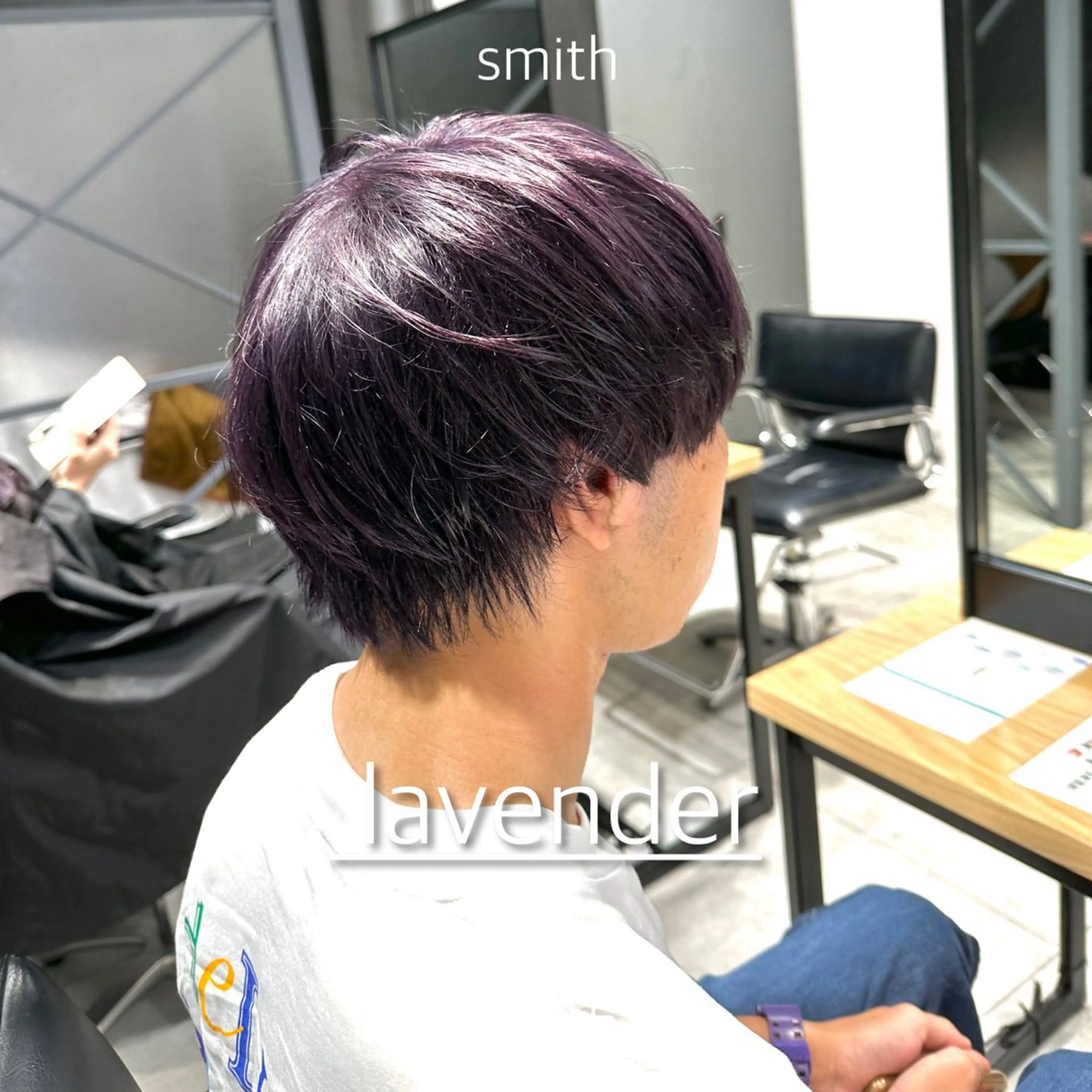カラー メンズ メンズブリーチ ブリーチ ラベンダーカラー カット ヘアカラー トリートメント メンズパーマ特化 Gakutoのヘアスタイル