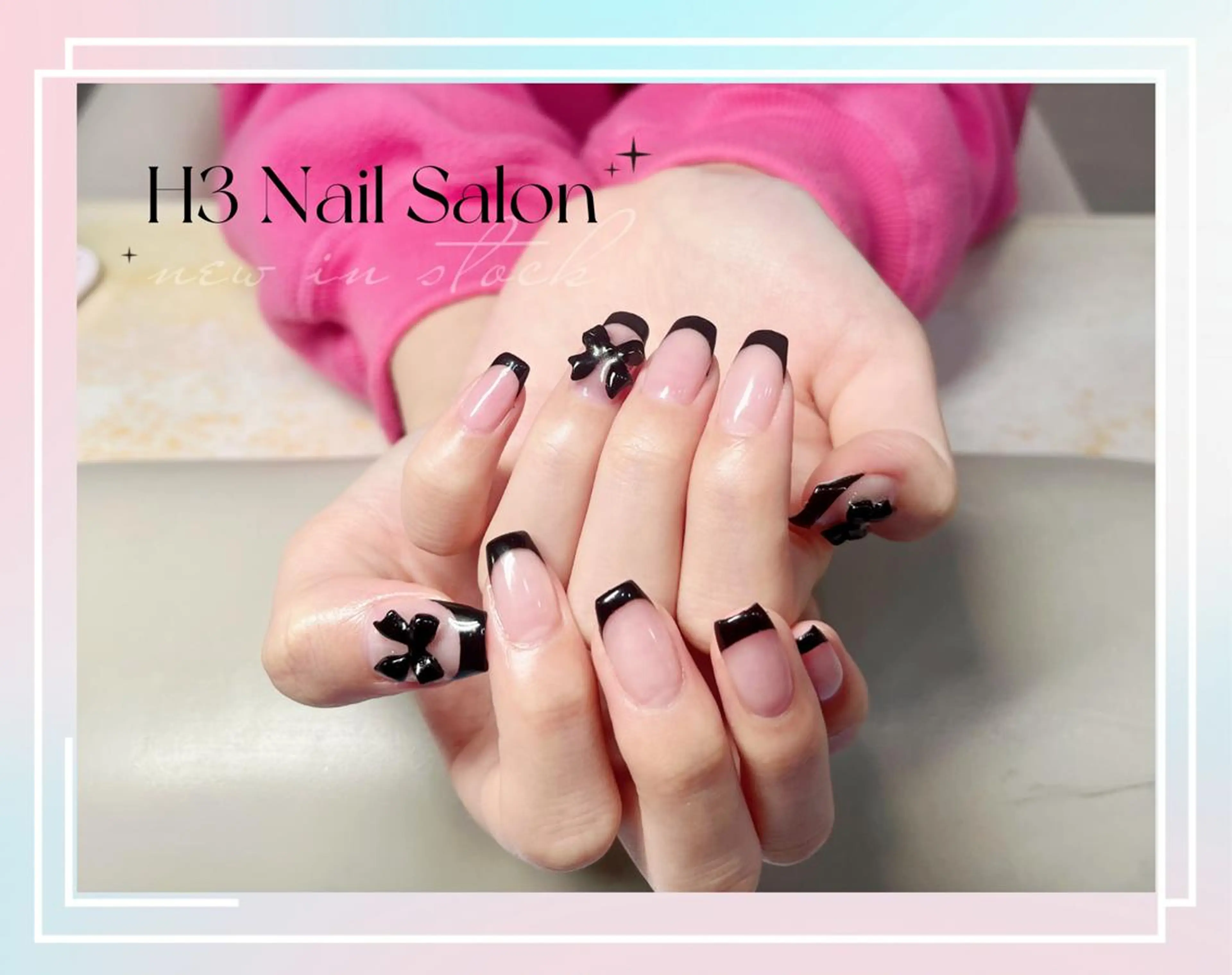 ミディアム Dione Nail 長さだし モデル募集のネイルデザイン