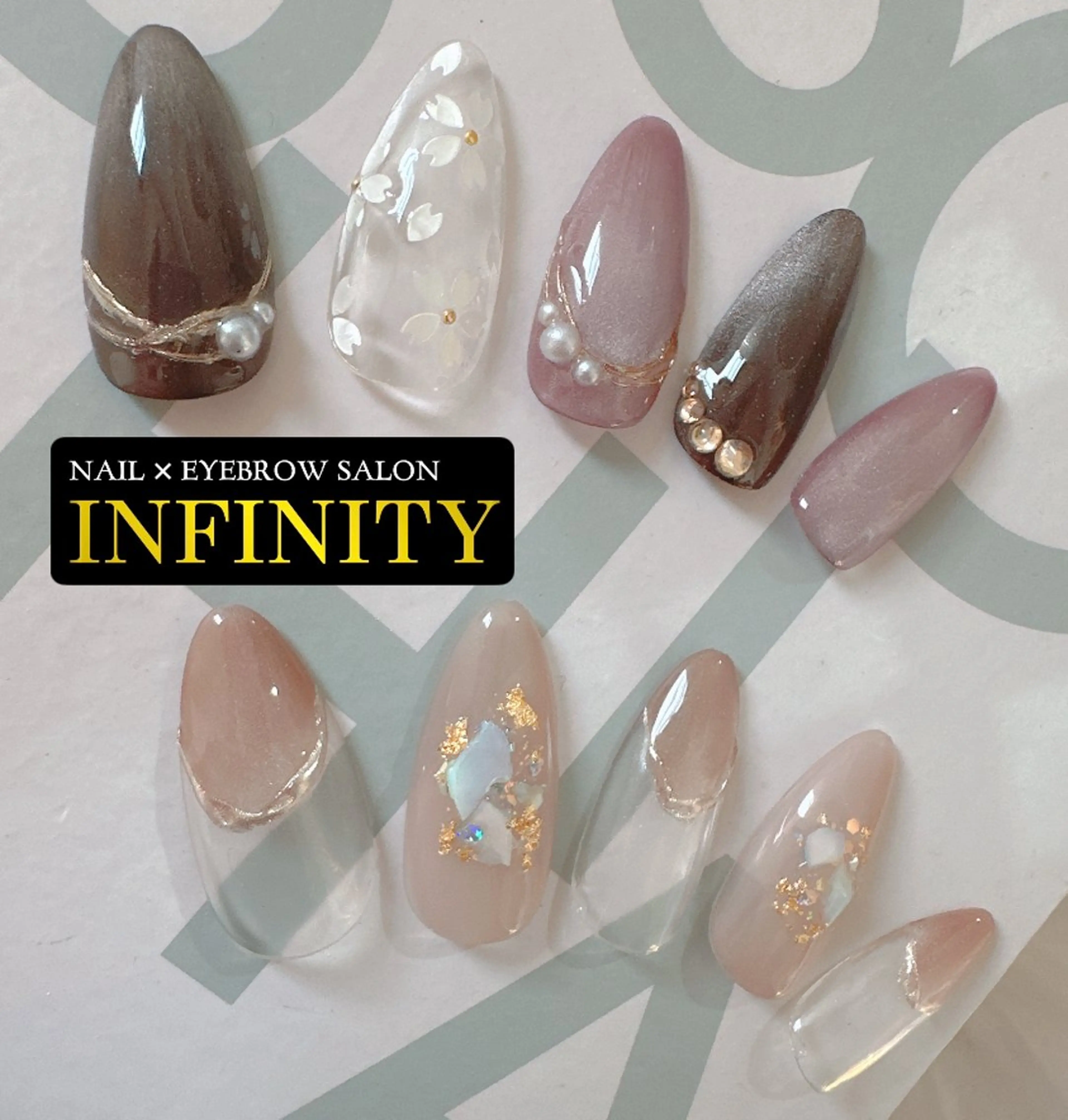 ネイル マグネットネイル ニュアンスネイル INFINITY所属・INFINITY 💎のネイルデザイン