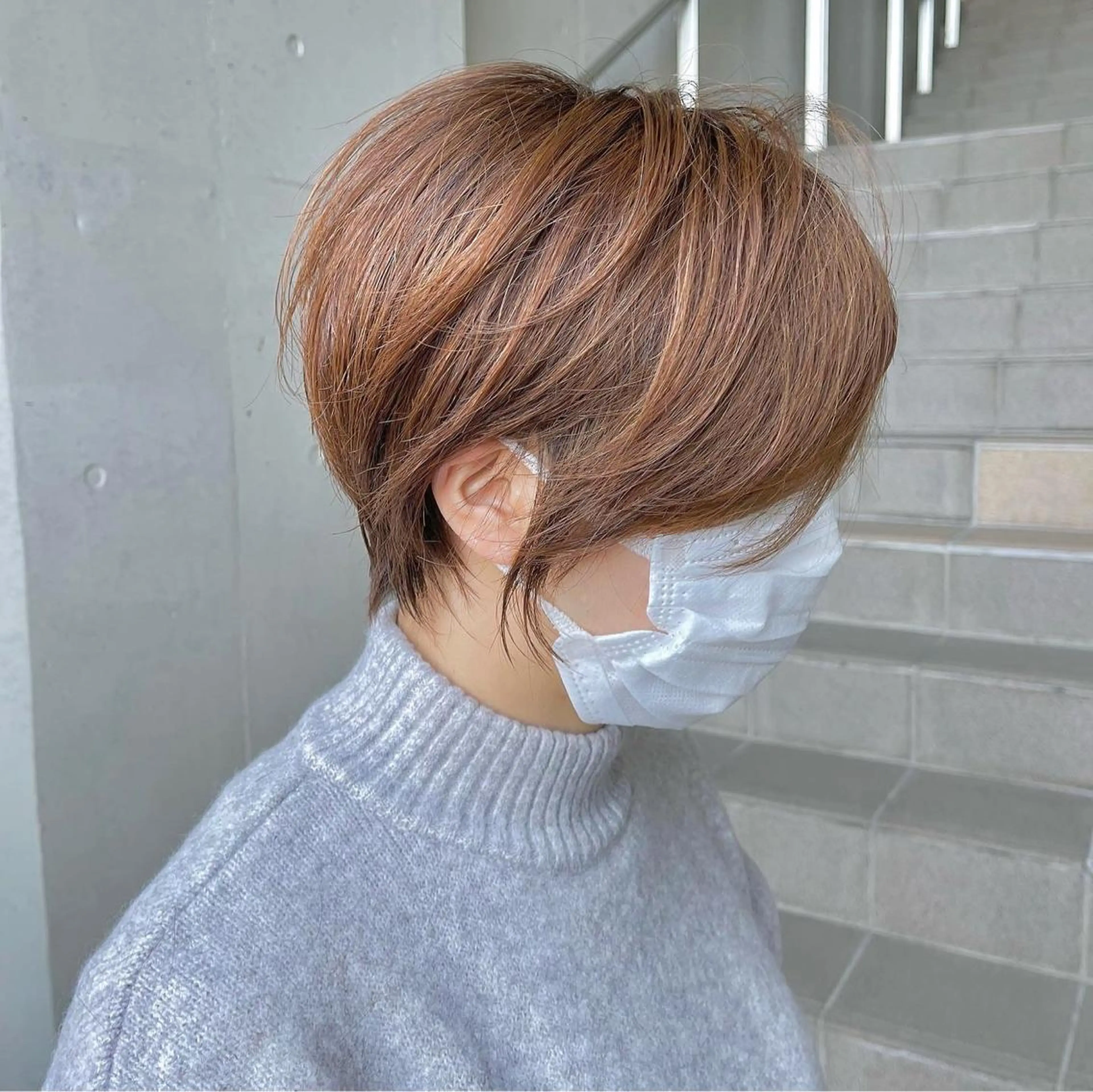 ショート カラー AUBE HAIR sereine　オーブヘアー　セレーヌ所属・💐くびれヘア/艶髪 山根　禎章のヘアスタイル
