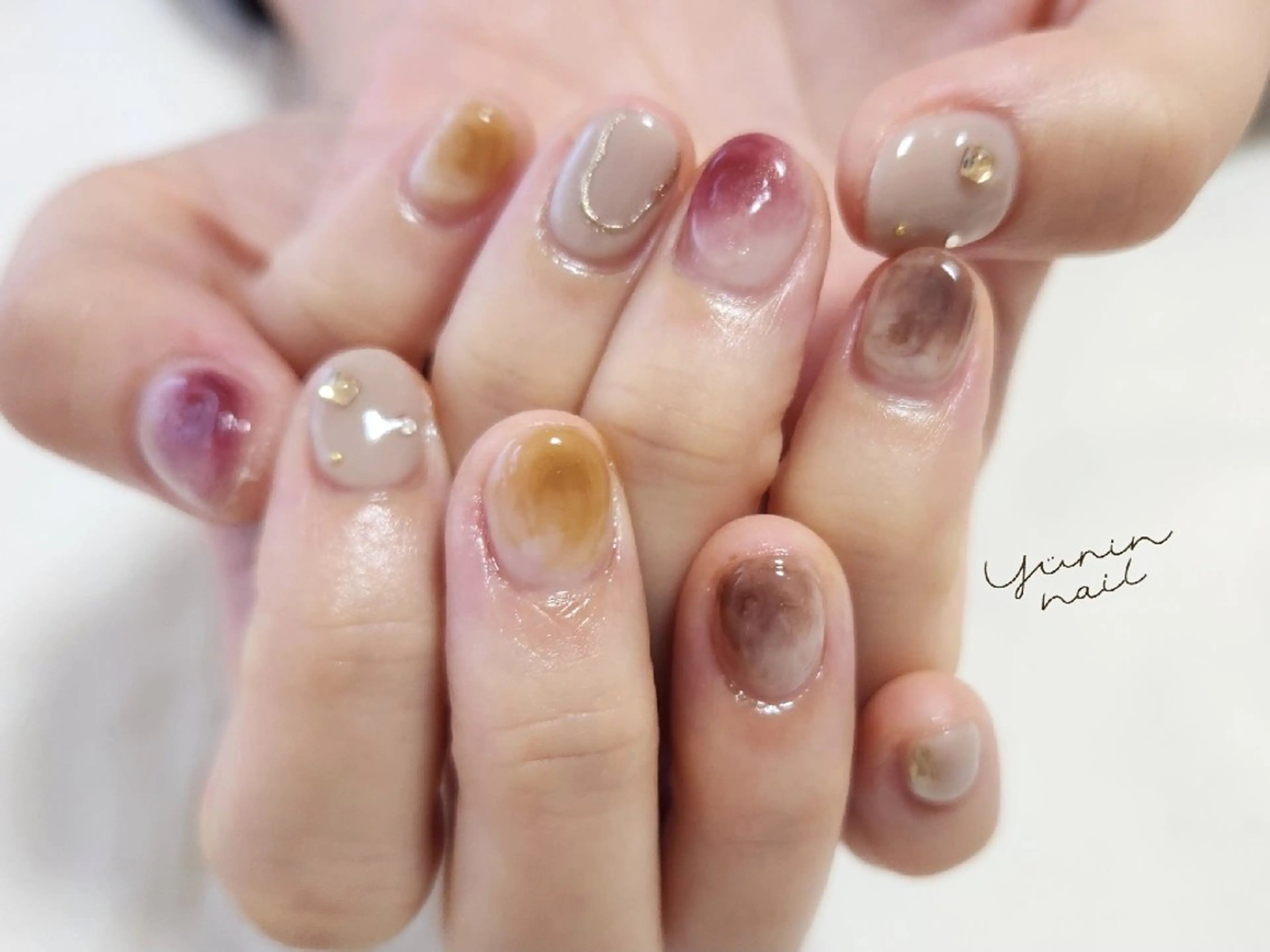 ネイル ハンドネイル ショートネイル専門 yurin nailのネイルデザイン