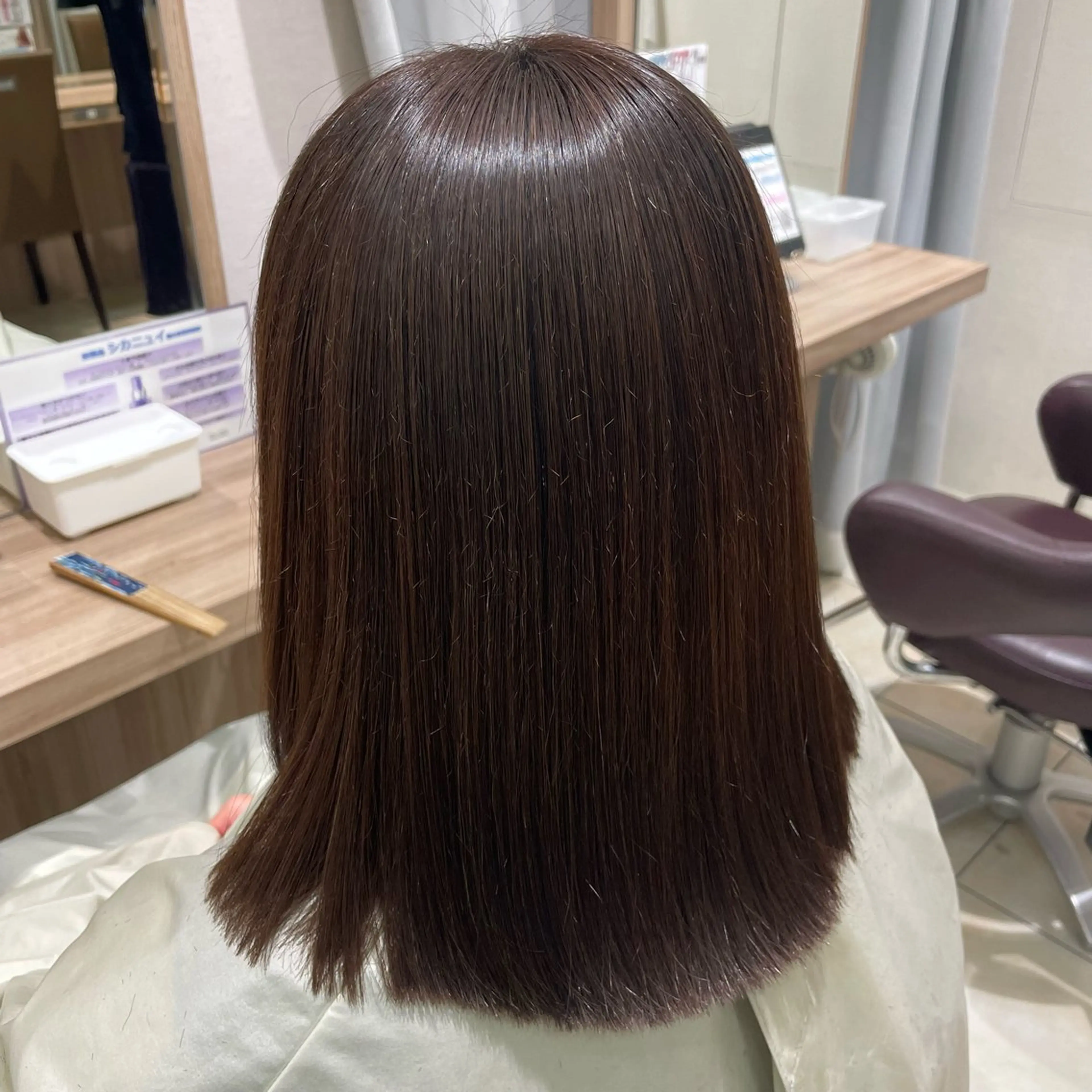 カラー 🫐まとまるボブ/ ショート/松本🫐のヘアスタイル