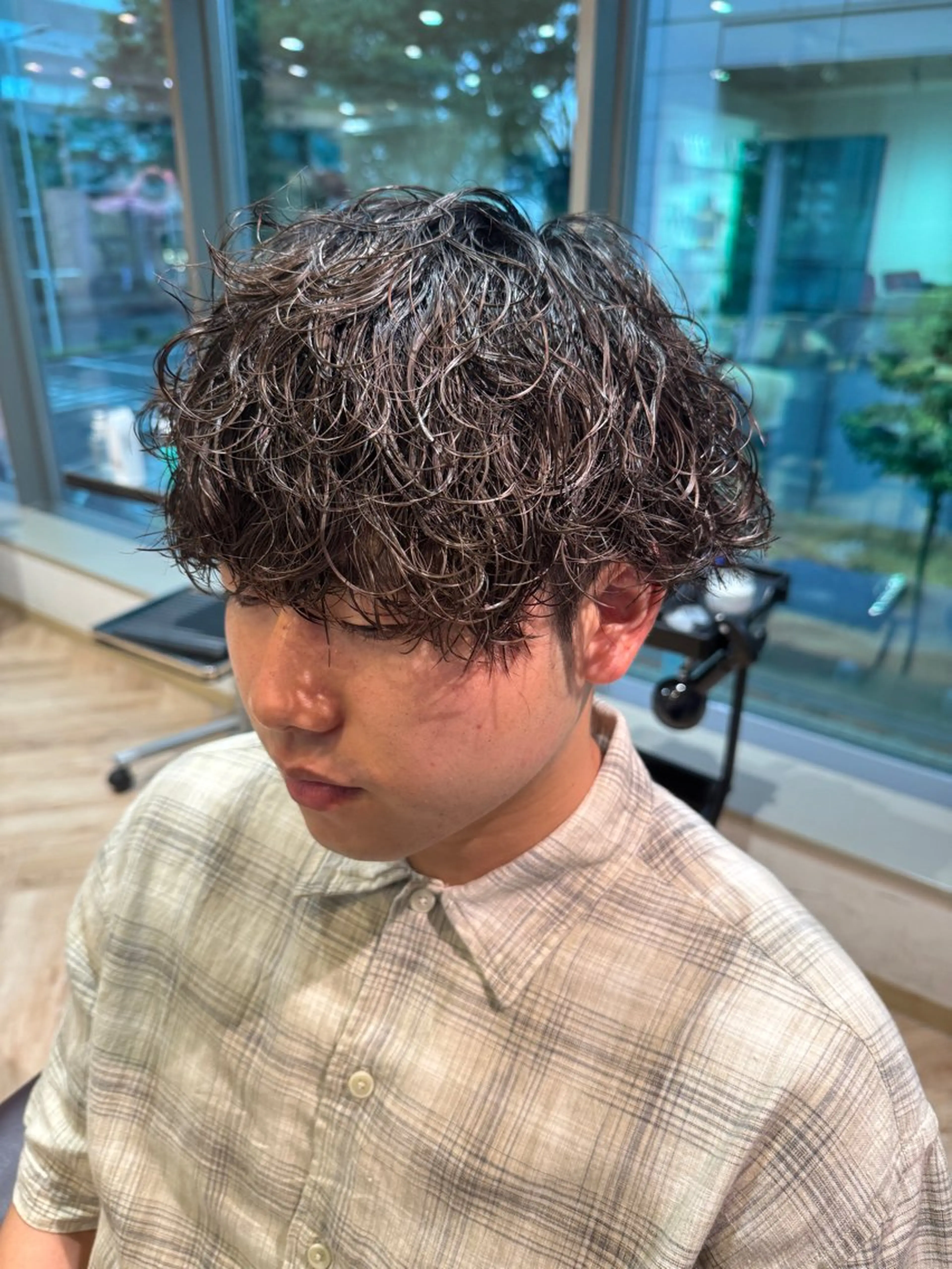 ショート パーマ メンズ メンズパーマ メンズ特化/短髪 パーマ/八谷のヘアスタイル