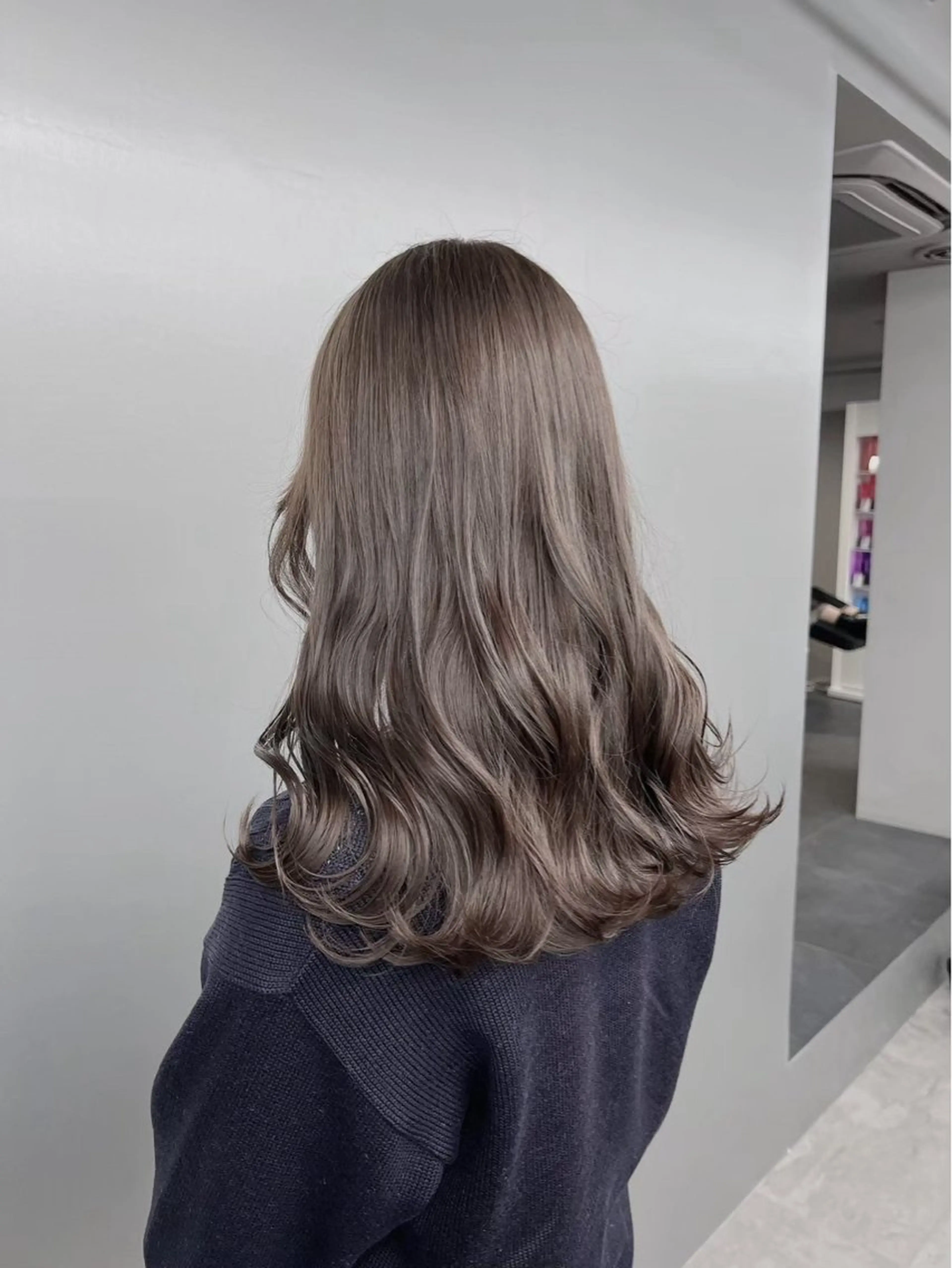 カラー 透明感♡グレージュ♡ ミルクティー井川勝輝のヘアスタイル