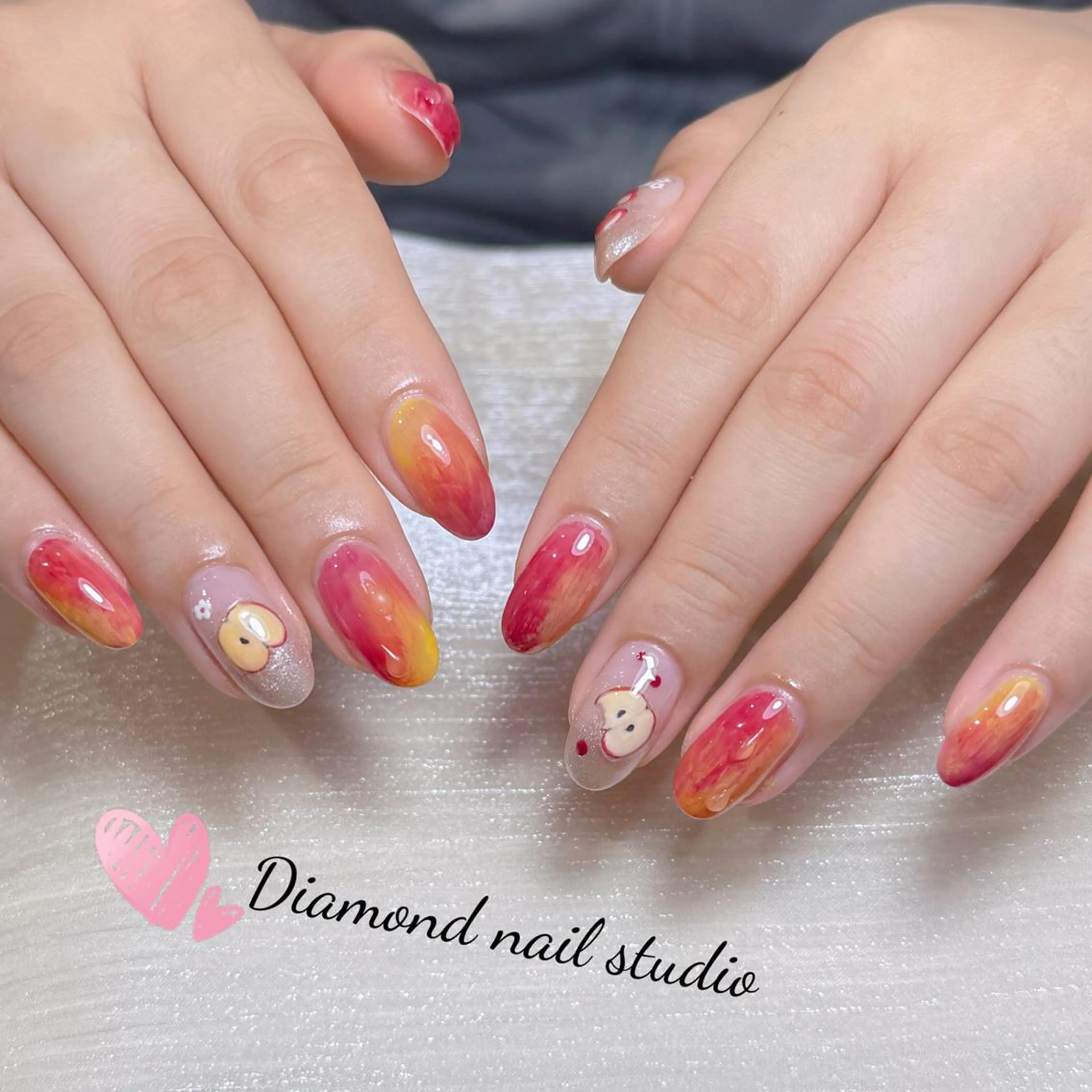ネイル アートネイル オーロラネイル ガーリー キラキラネイル 韓国ネイル Diamond NAIL✨のネイルデザイン