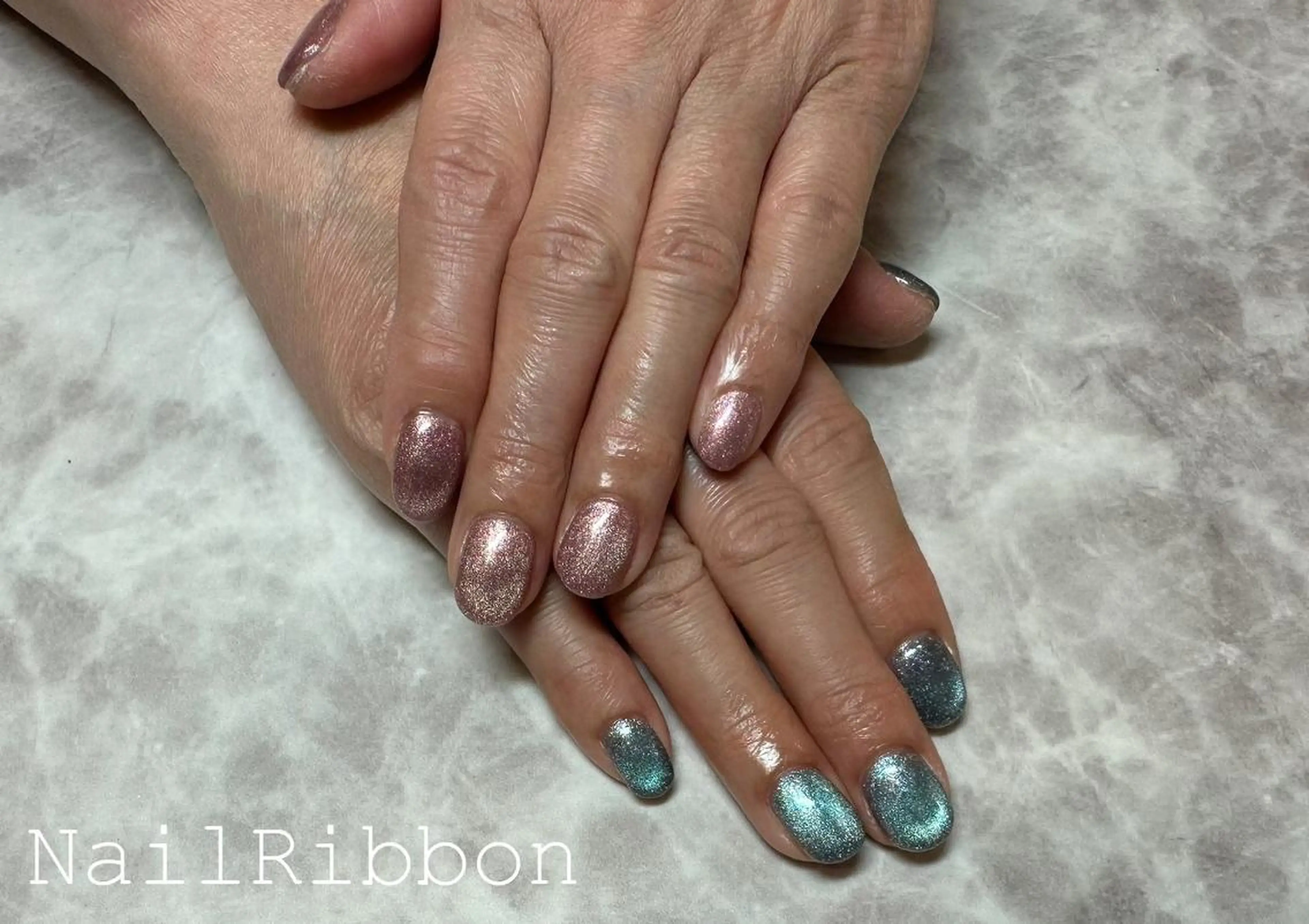 ネイル ネイルリボン 受付スタッフのマツエク・マツパデザイン