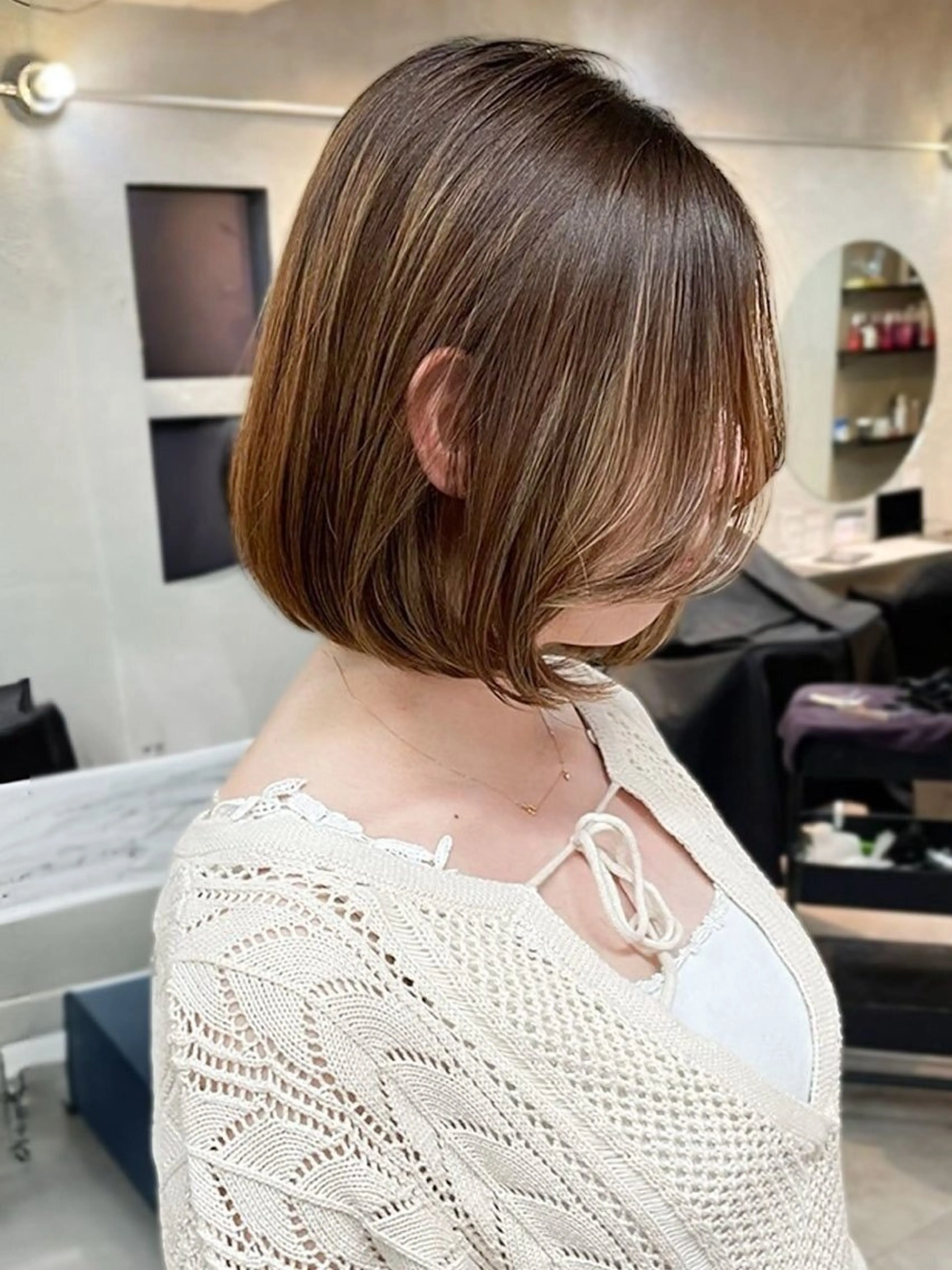 ショート カラー ハイライトカラー ハイライト 髪質改善 ショートヘア 内藤　宏紀 ショート指名No.1のヘアスタイル