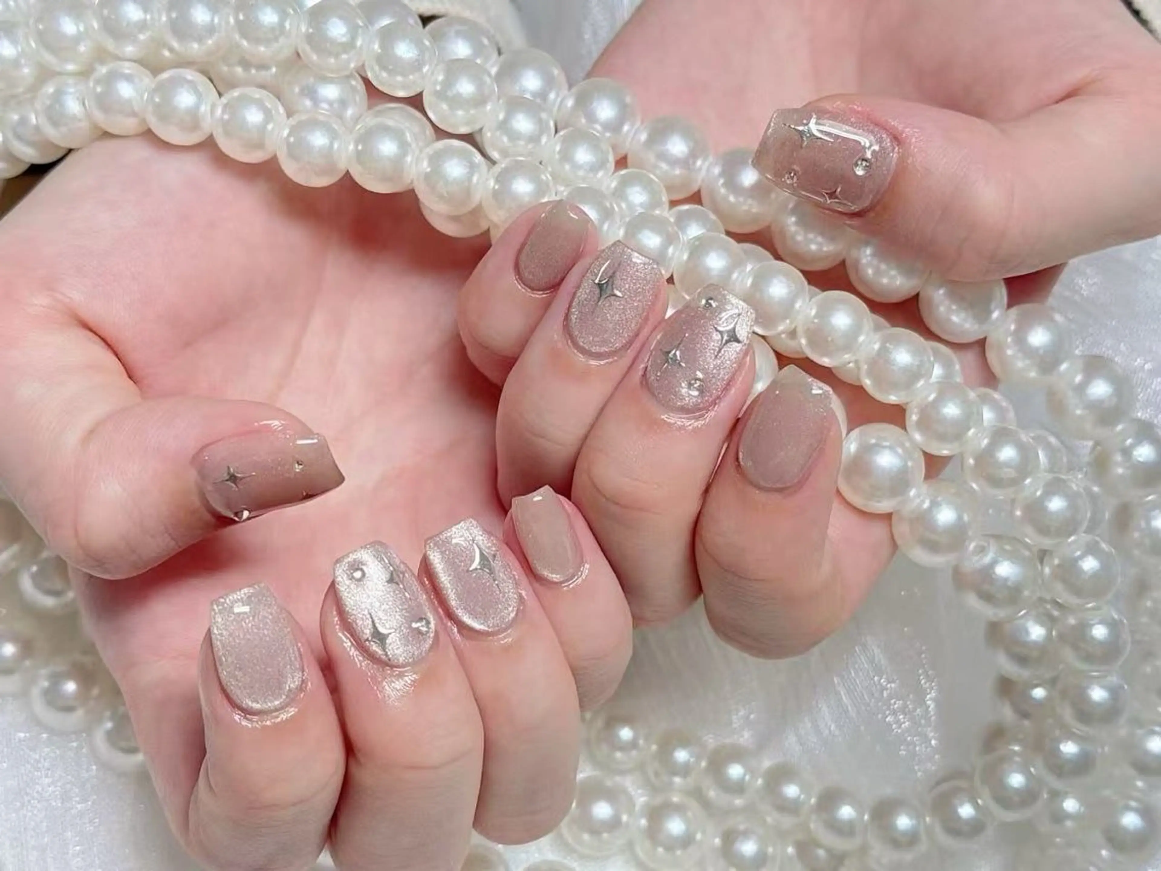 ネイル クリアネイル 成人式 フラッシュネイル フットネイル フレンチネイル ハンドネイル 💫KASUMI 💅のネイルデザイン