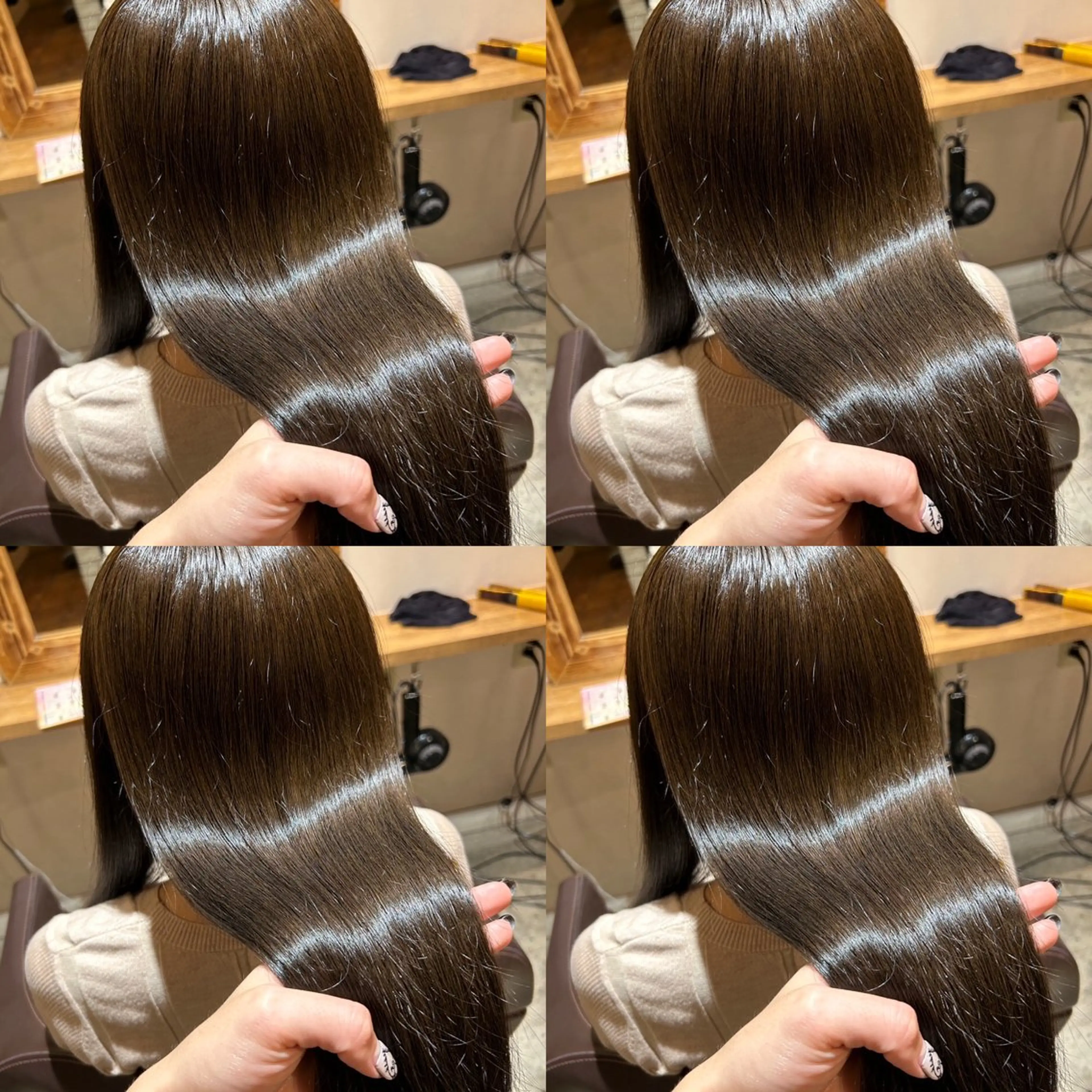 ロング カラー ヘアカラー トリートメント 半個室/縮毛矯正 髪質改善🇰🇷早坂のヘアスタイル