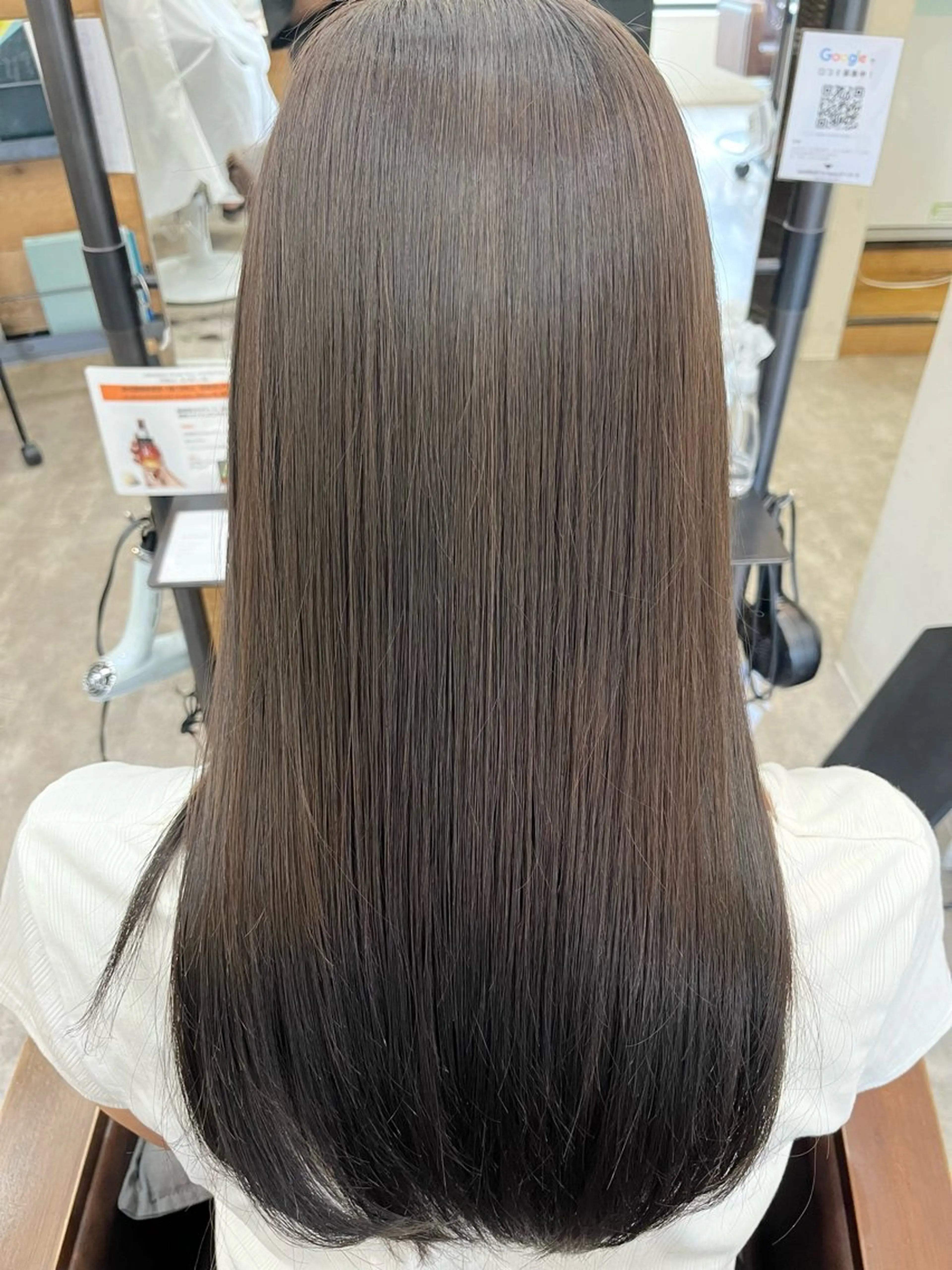 セミロング カラー 艶髪矯正/髪質改善 カイトのヘアスタイル