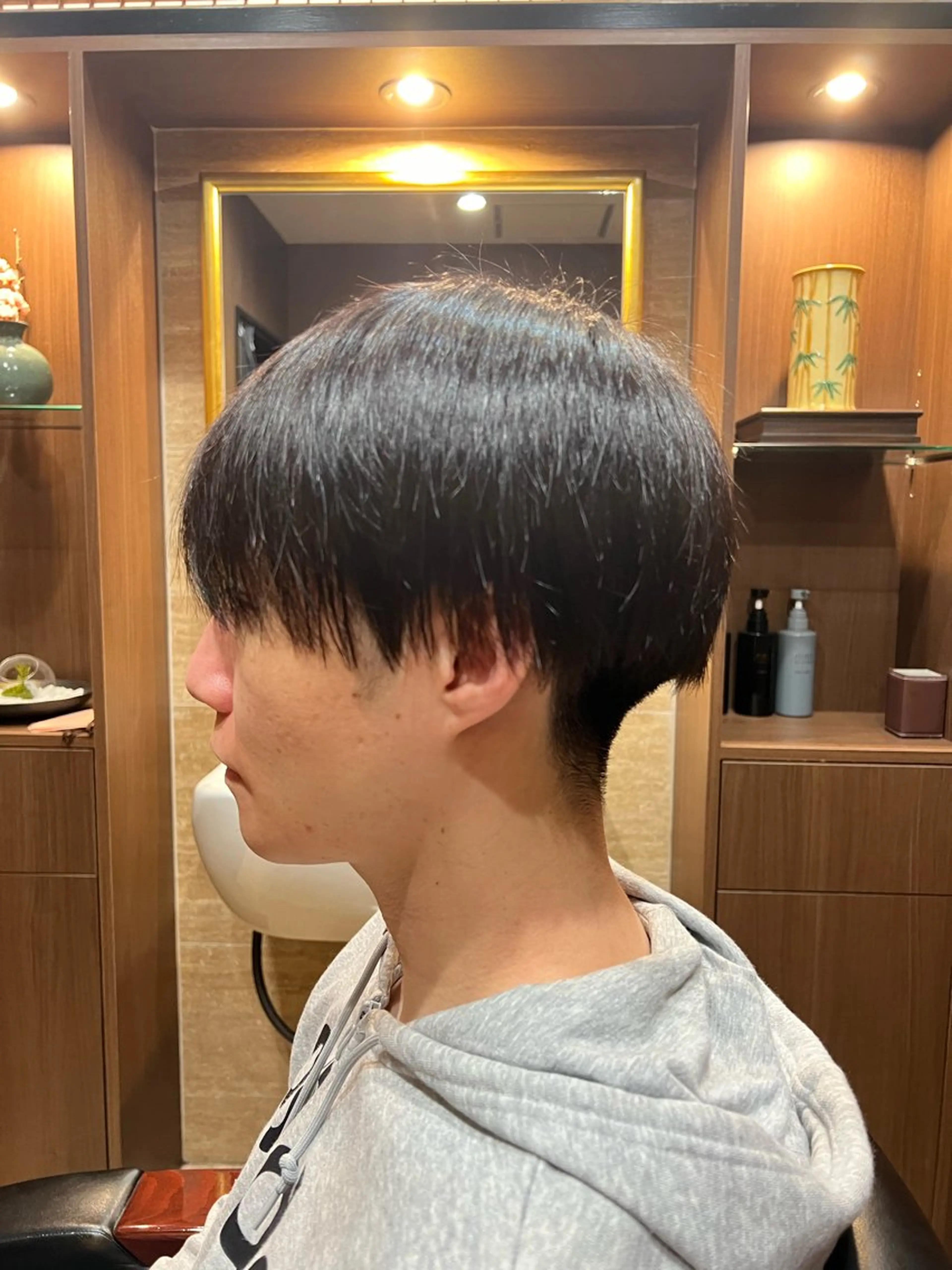 ミディアム 秋山 琳太のヘアスタイル