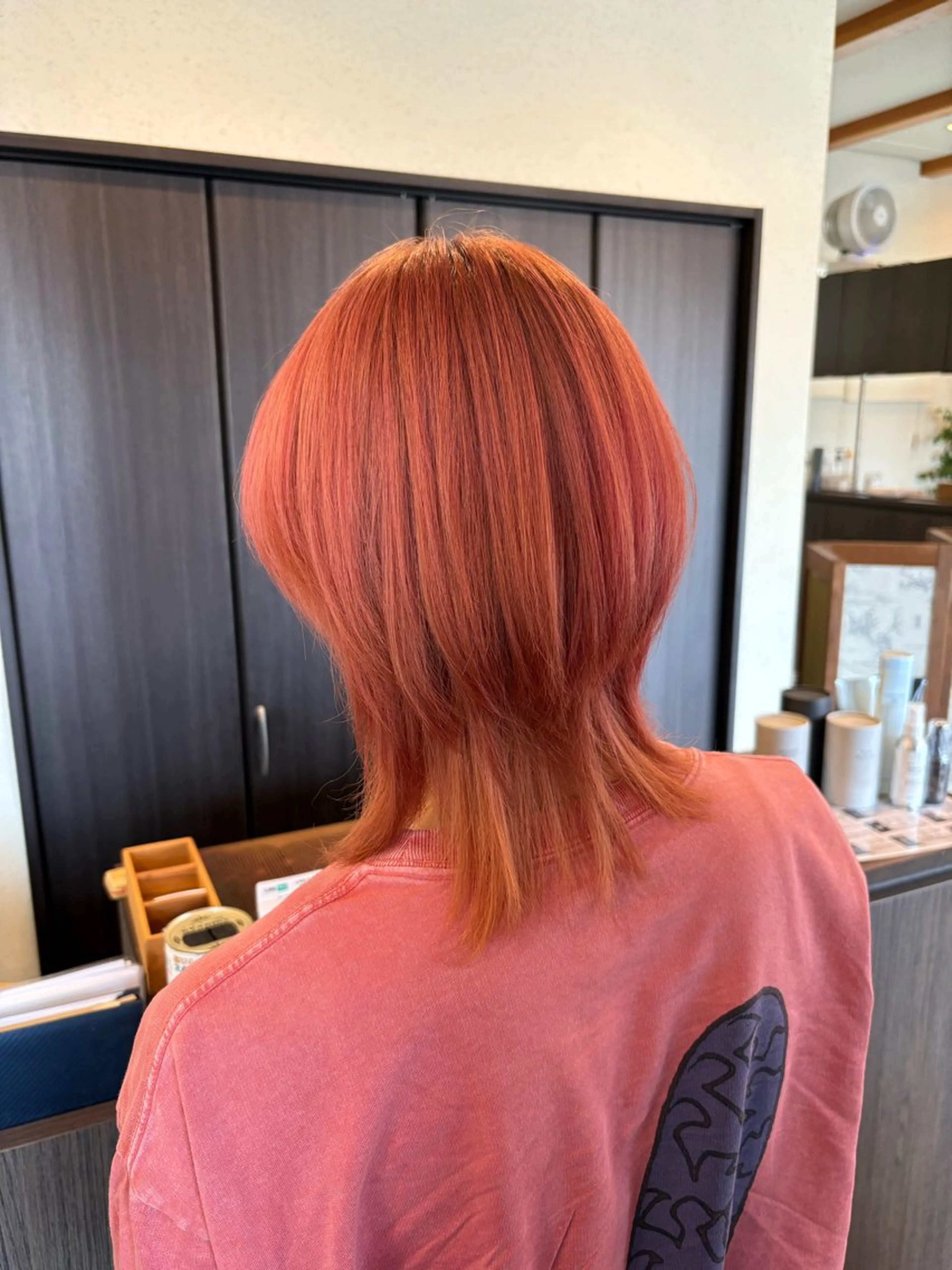 縮毛矯正 打井 玲奈のヘアスタイル