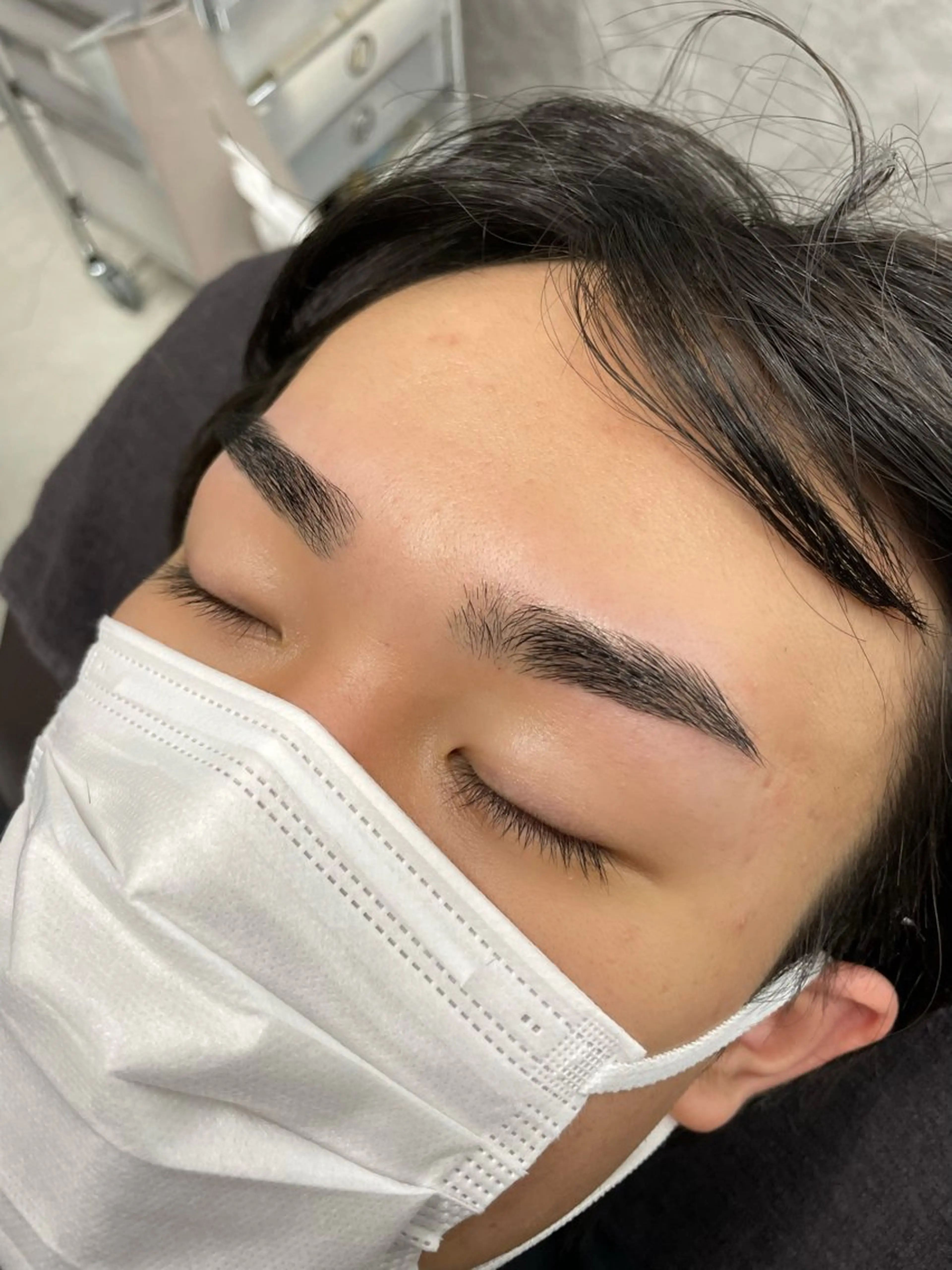 【 🌷 練習モデル メンズアイブロウスタイリング + 無料フェイシャルワックス付 🌷 】の写真